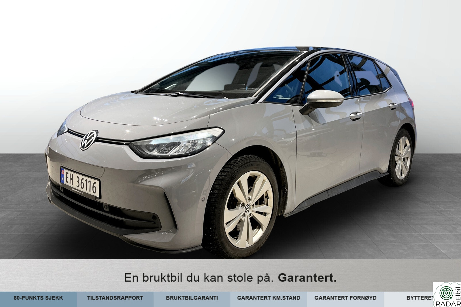 VOLKSWAGEN ID.3 PRO 150 KW pro   58kwh 204hk  75jub