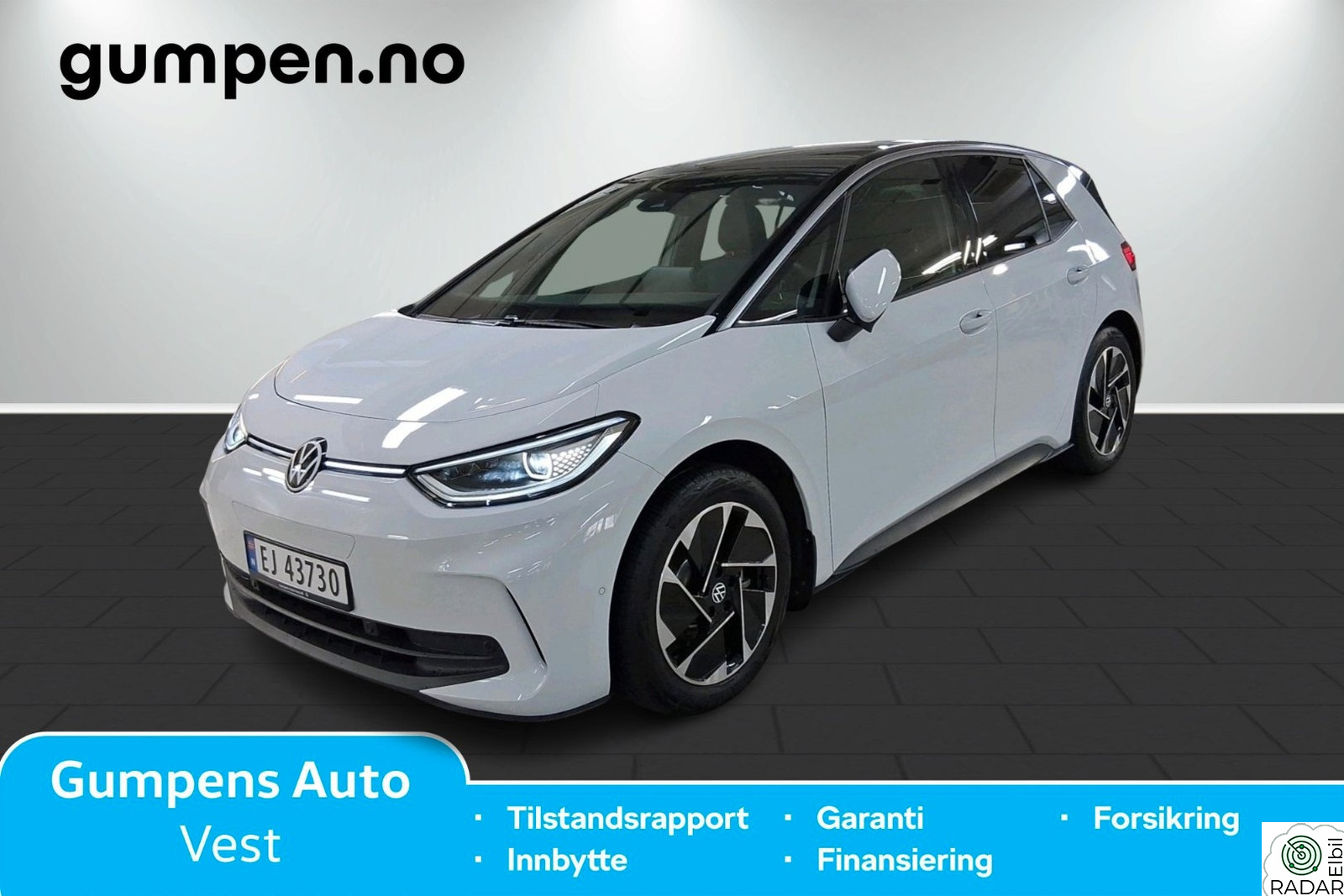 VOLKSWAGEN ID.3 PRO 150 KW pro highline 59kwh 204hk - som ny!