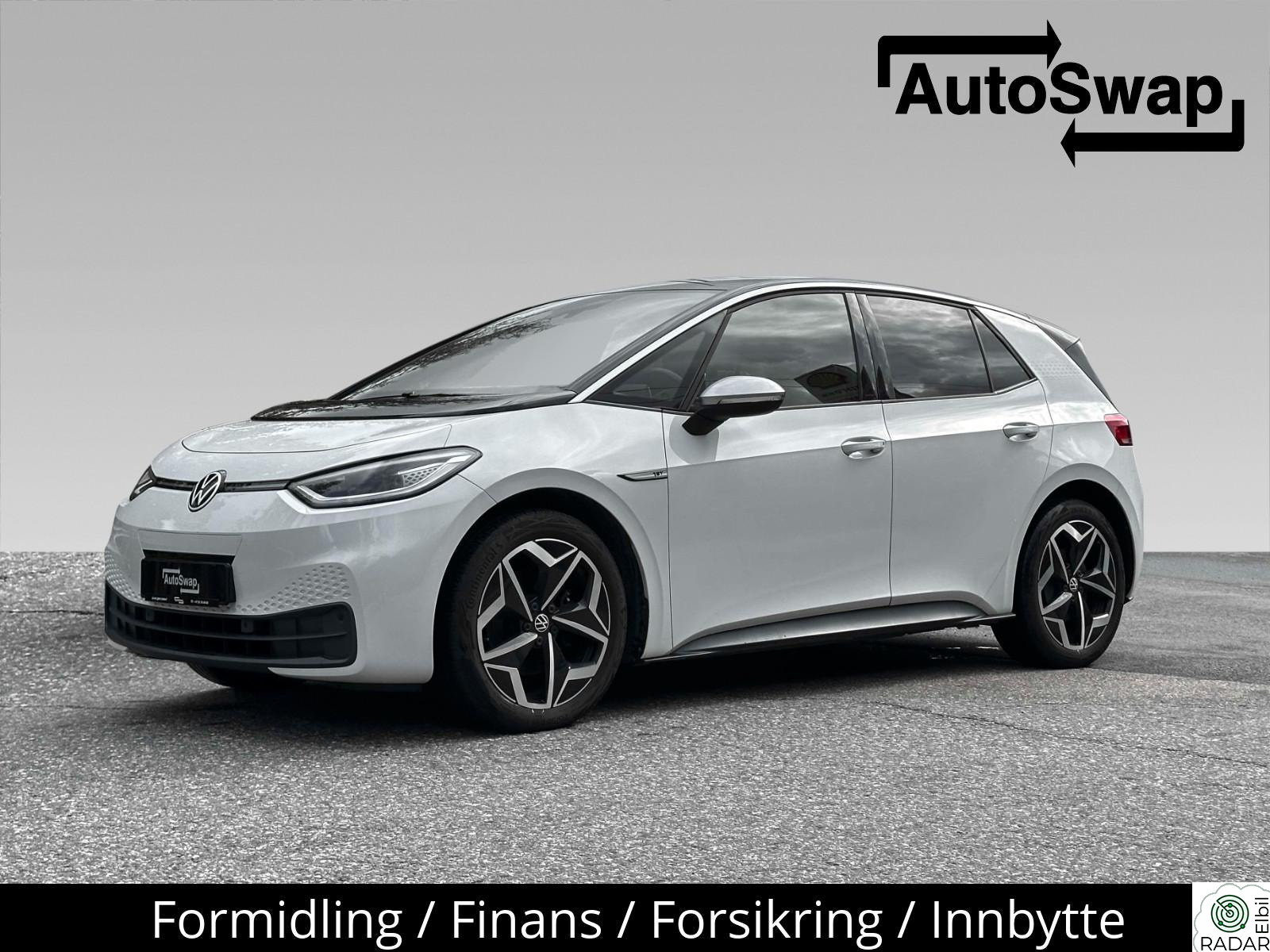 VOLKSWAGEN ID.3 PRO 150 KW 1ST PRO PLUS Krok/Norsk/Matrix/Kamera/ACC/Navi/PEN/S+V