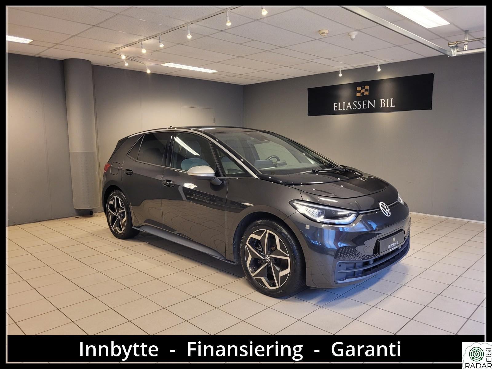 VOLKSWAGEN ID.3 PRO 150 KW Pro Performance 204hk / IQ LED / Kamera / ACC / Norsk