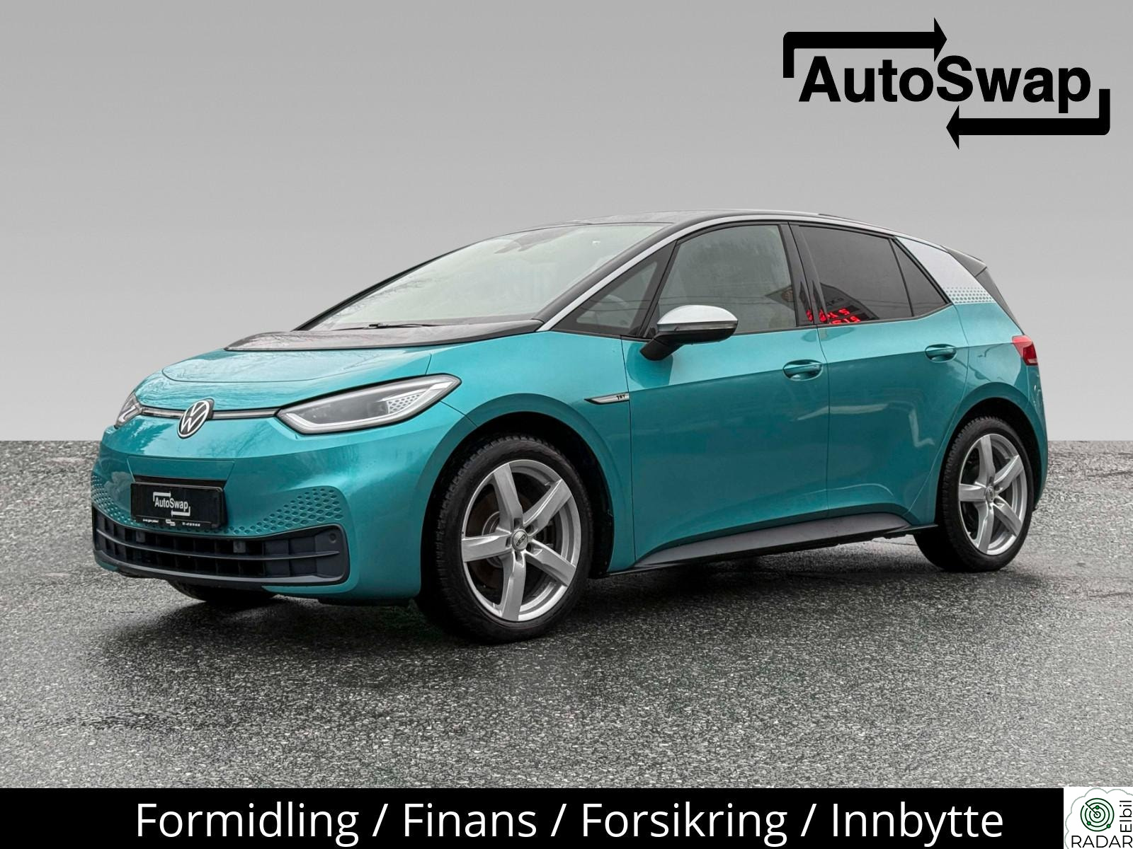 VOLKSWAGEN ID.3 PRO 150 KW 1ST PLUS PRO 150KW/Norsk/Matrix/Kamera/ACC/Navi/PEN/S+V