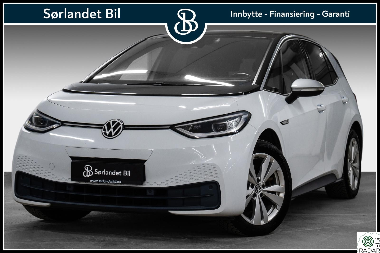 VOLKSWAGEN ID.3 PRO 150 KW PRO 204HK 1ST PLUS / MATRIX / KAMERA / ACC / 19" ALU