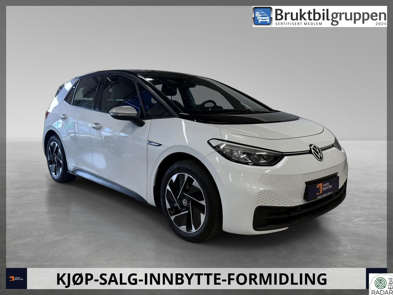 VOLKSWAGEN ID.3 PRO 150 KW 1ST-58KWH/EU-OK/BT/TLF/ACC/APPLE/PTS/DAB/NAVI+++