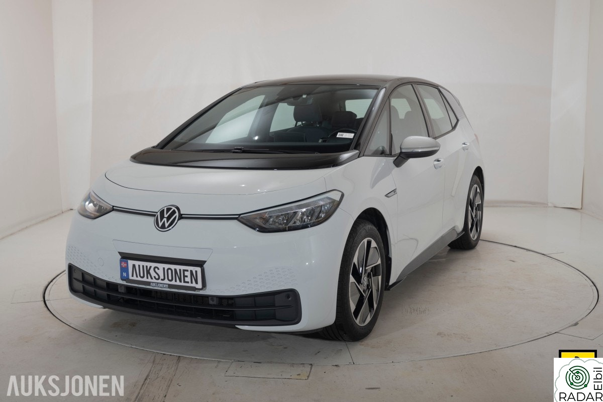 VOLKSWAGEN ID.3 PRO 150 KW 58 KWH 204 HK ACC NAVI LED VARMEPUMPE