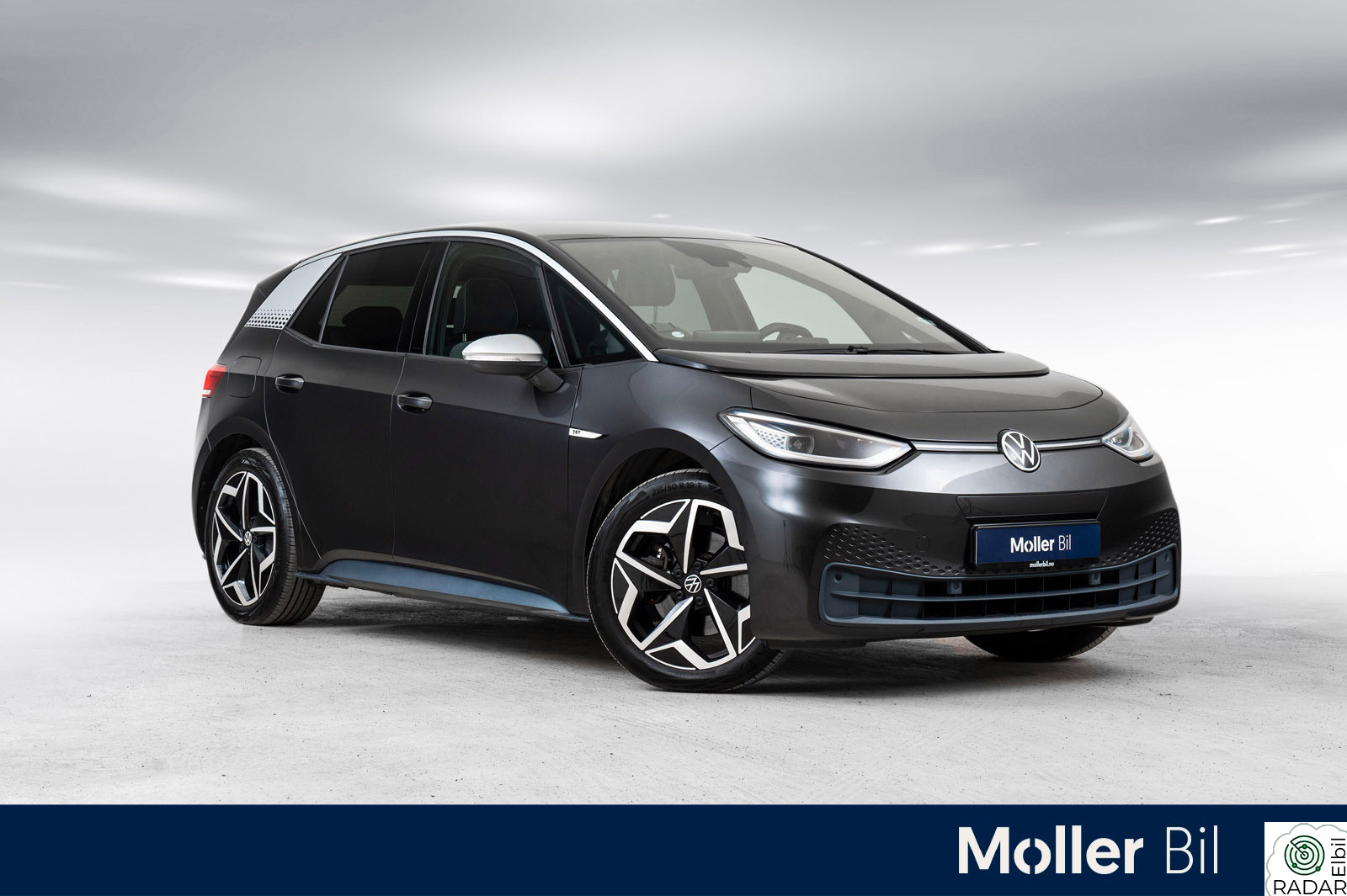 VOLKSWAGEN ID.3 PRO 150 KW 1st Plus Matrix-19"-Ryggekamera-Keyless-Navigasjon-mm