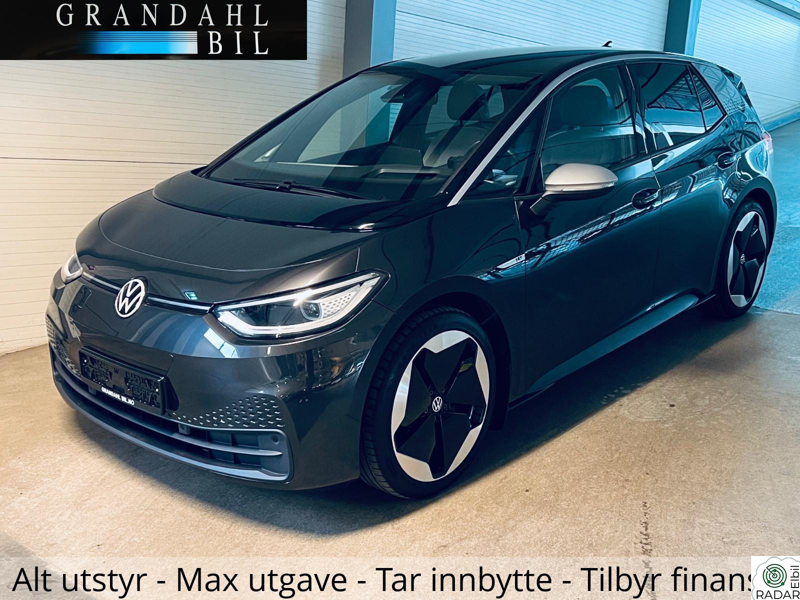 VOLKSWAGEN ID.3 PRO 150 KW MAX UTGAVE - EL.Seter - Panorama Tak - Head UP++