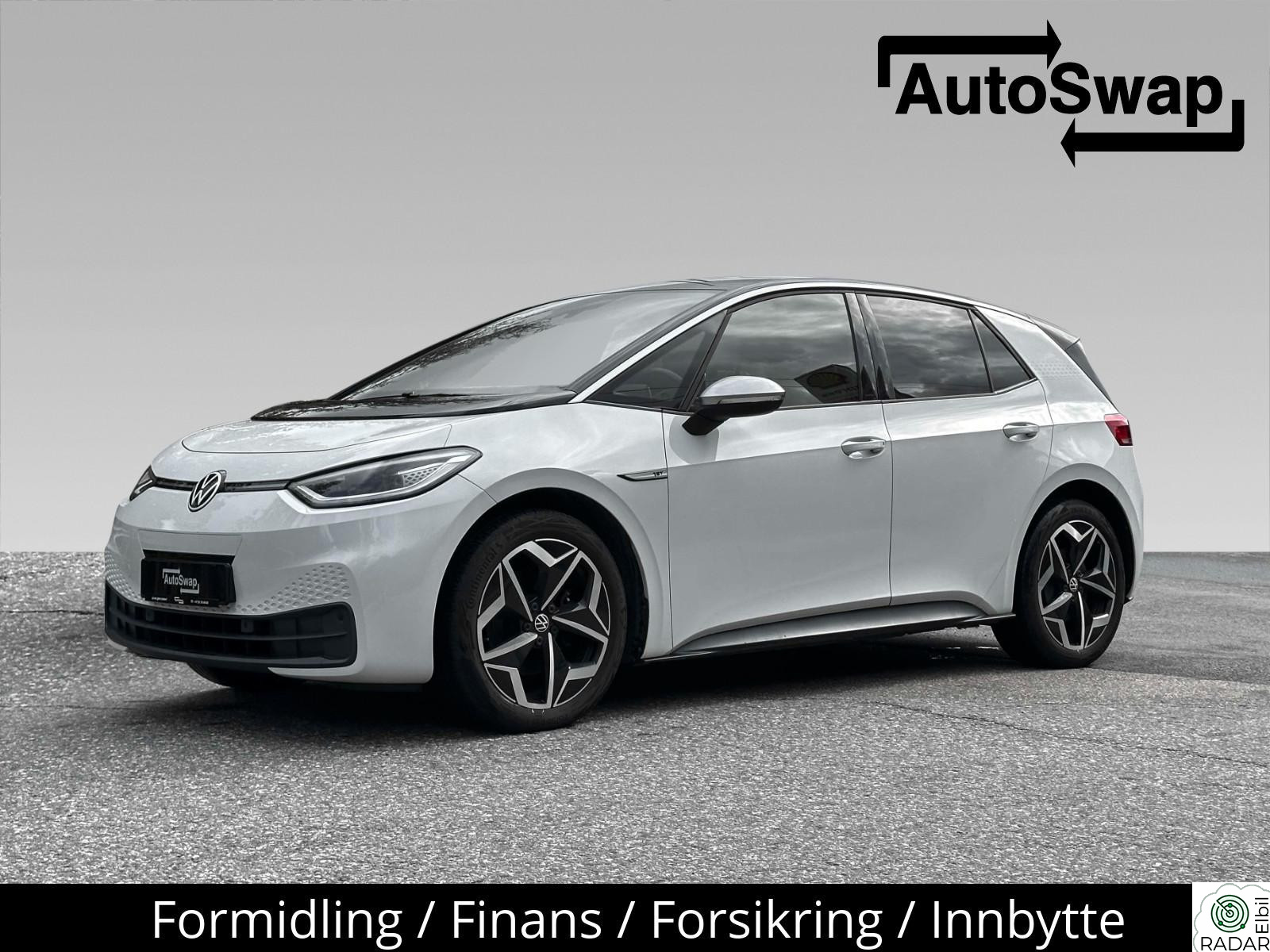 VOLKSWAGEN ID.3 PRO 150 KW 1ST PLUS PRO 150KW/Norsk/Matrix/Kamera/ACC/Navi/PEN/S+V