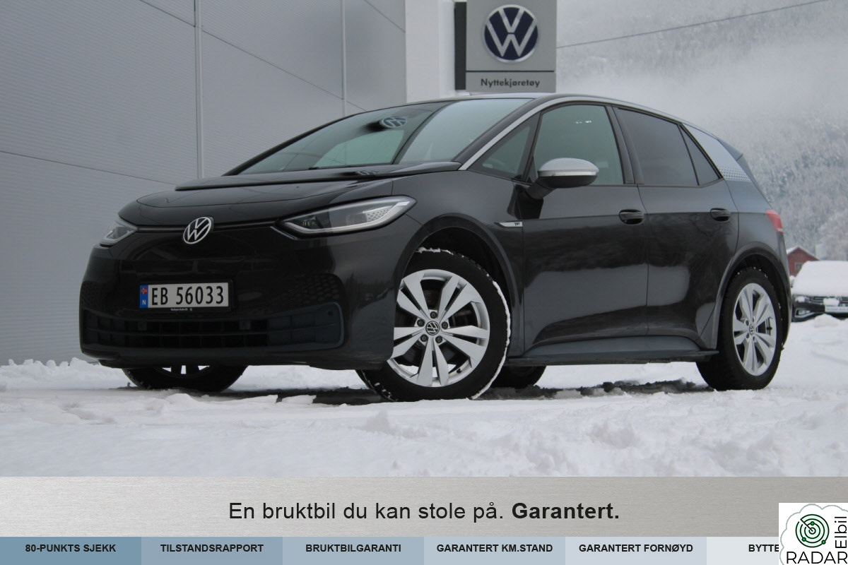 VOLKSWAGEN ID.3 PRO 150 KW 1st max HUD/El.Seter/Massasje/Panorama/Matrix++