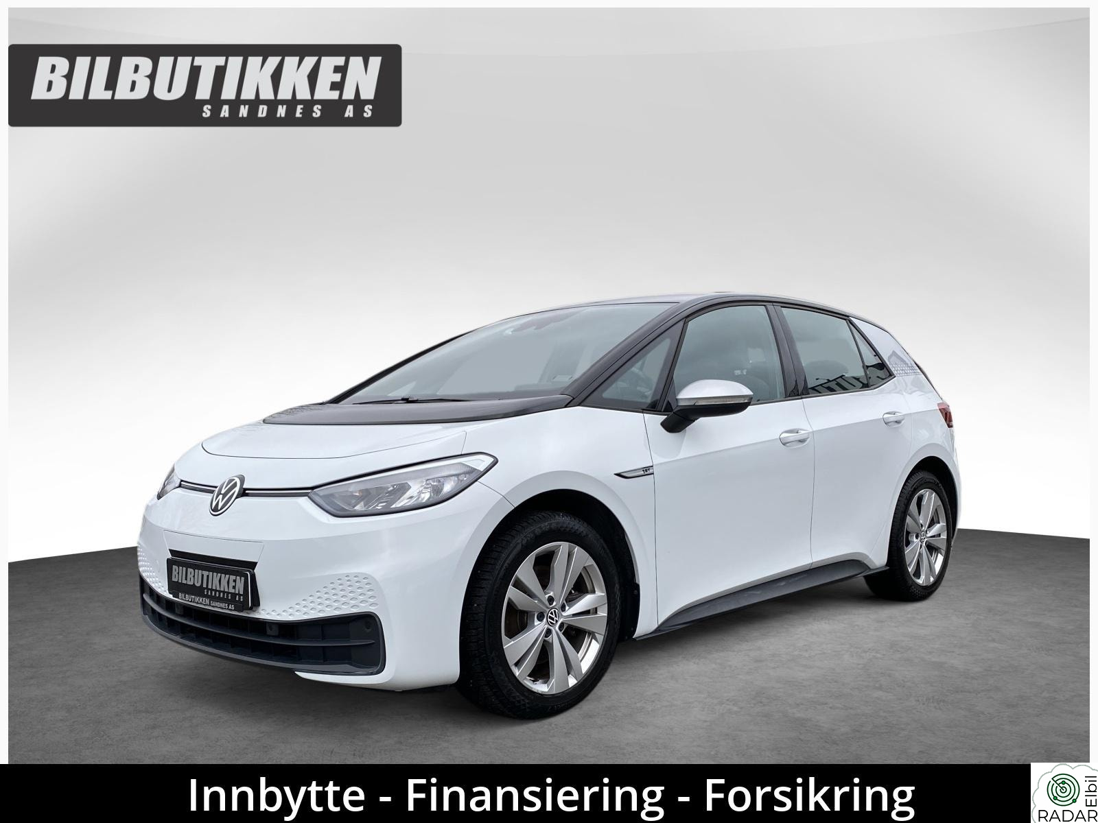 VOLKSWAGEN ID.3 PRO 150 KW 1st 204HK 422KM Norsk/ACC/Navi/WeConnect/Carplay/S+V