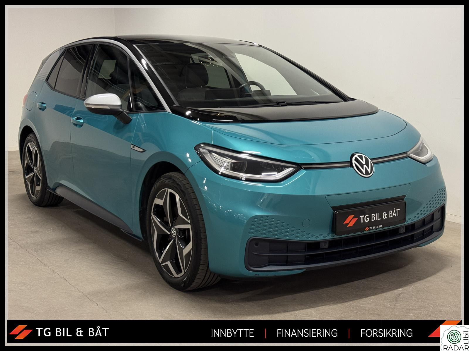 VOLKSWAGEN ID.3 PRO 150 KW 1ST PRO 58KWH 204HK (420KM) - ACC/MATRIX/KEYLESS/RYGGE
