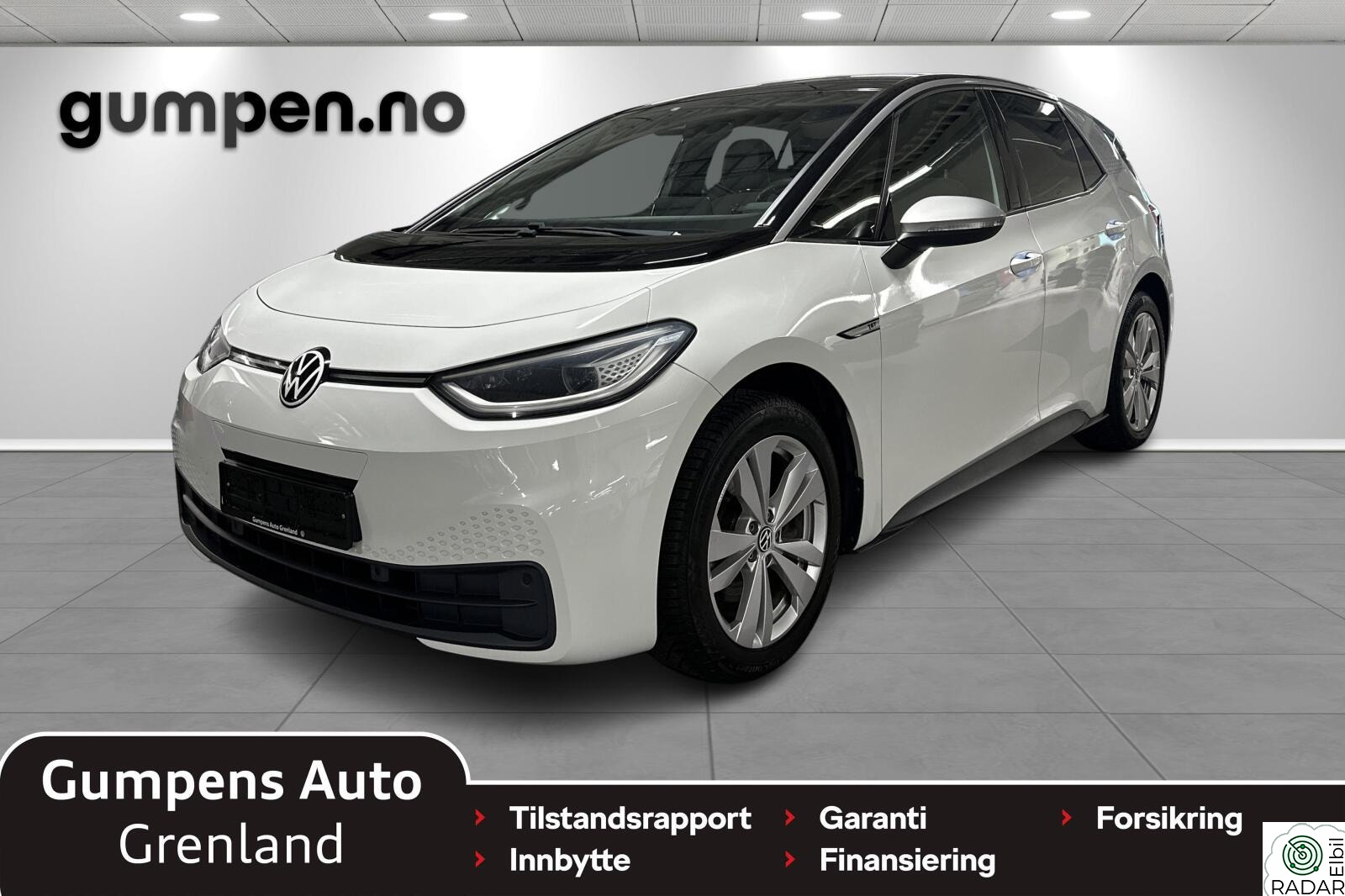 VOLKSWAGEN ID.3 PRO 150 KW 1st plus Matrix/Kamera/Fjernlysass/Oppv.ratt/Garanti