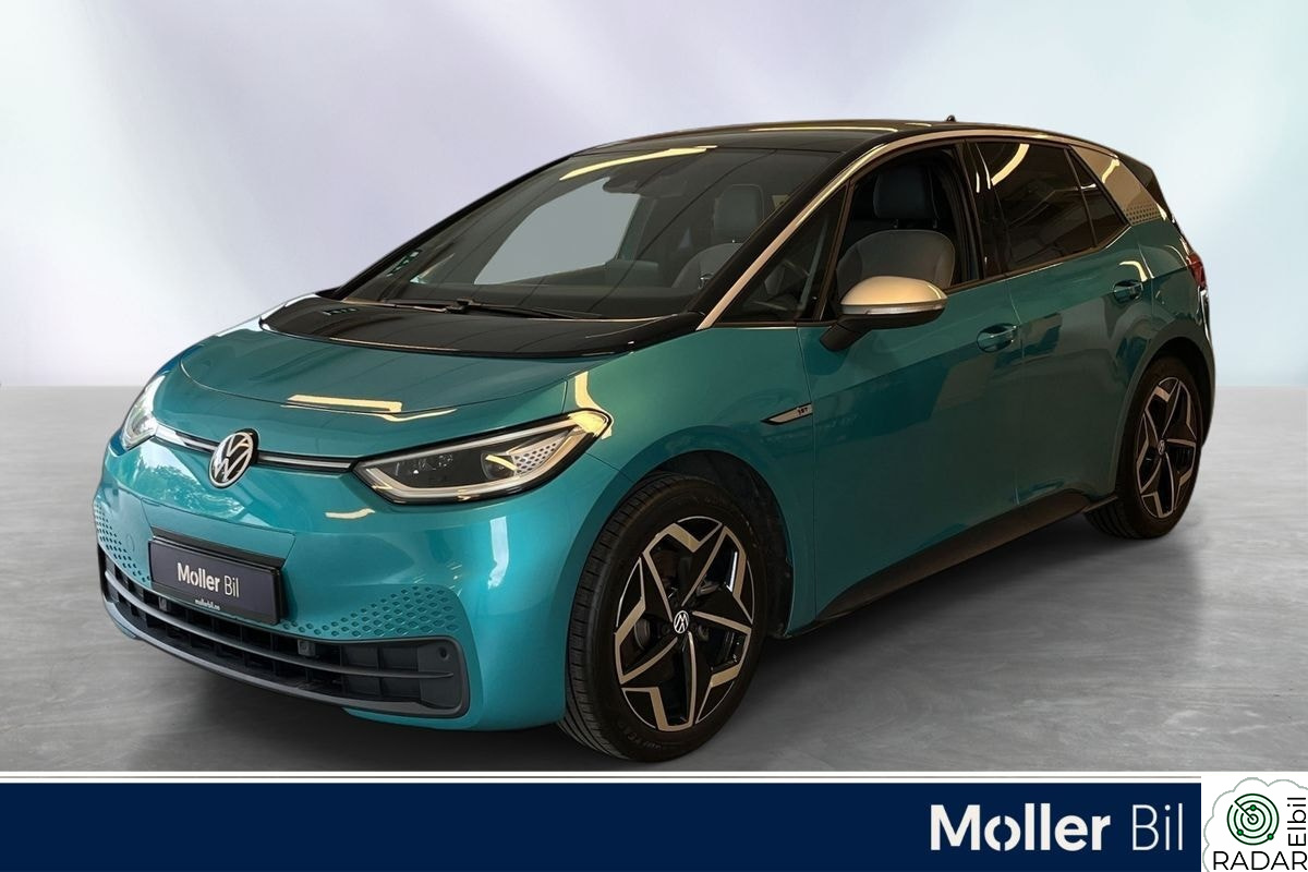 VOLKSWAGEN ID.3 PRO 150 KW 1St Plus 204hk/417km (WTLP)/ Ryggekamera /ACC/P.sensor