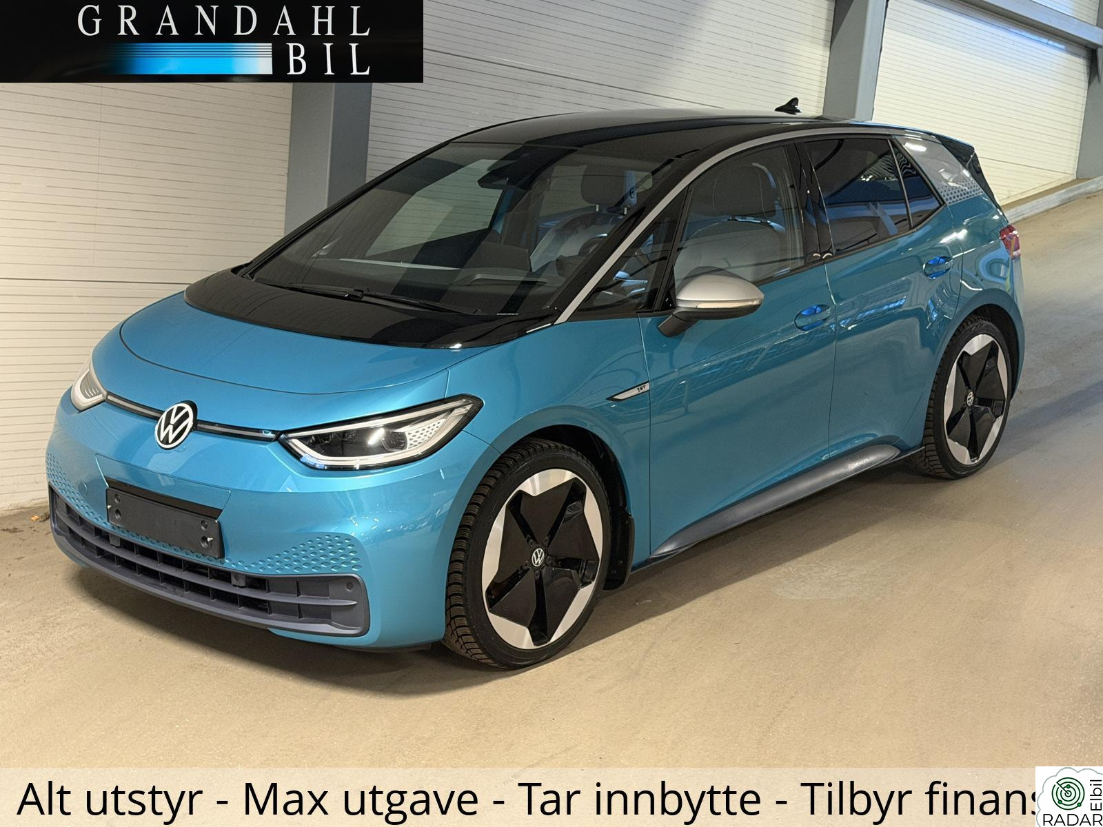 VOLKSWAGEN ID.3 PRO 150 KW WLTP 408 KM - MAX UTGAVE - Hengerfeste - NY I NORGE +++