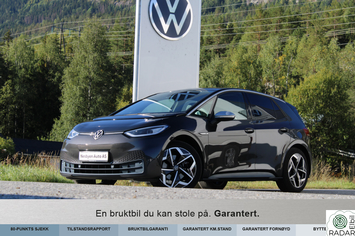 VOLKSWAGEN ID.3 PRO 150 KW 1st plus Led Matrix++ Fersk service! Hjemlevering?