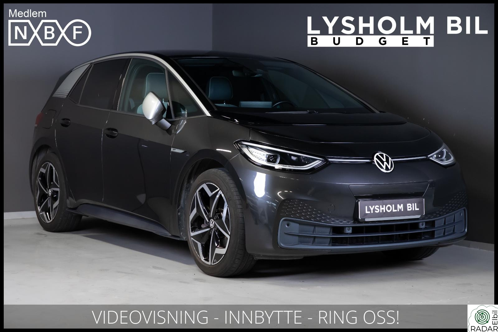 VOLKSWAGEN ID.3 PRO 150 KW 1st Plus Pro Performance/Matrix/Rattvarme/Navi/Acc