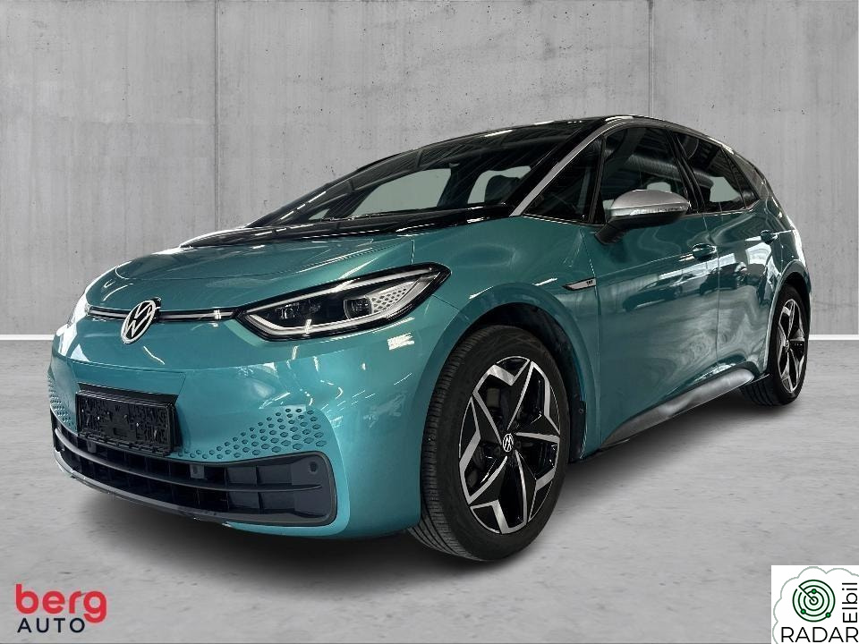 VOLKSWAGEN ID.3 PRO 150 KW Pro 150kWh 1ST/Topputgave, 1 Eier, Norsk solgt bil, EU+