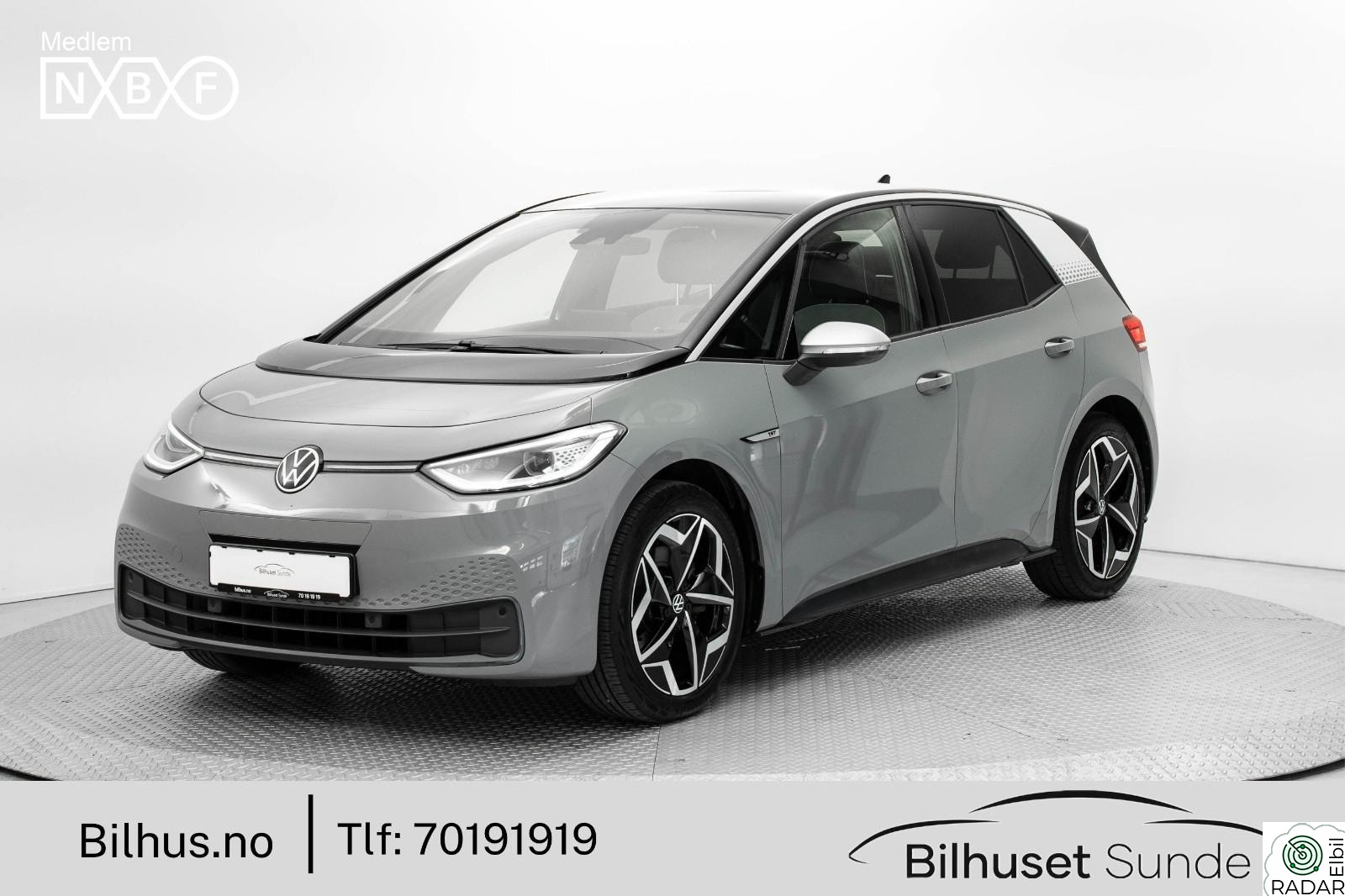 VOLKSWAGEN ID.3 PRO 150 KW PRO 204hk 417km ACC,Ambient,R.Kam,Carplay,Navi++