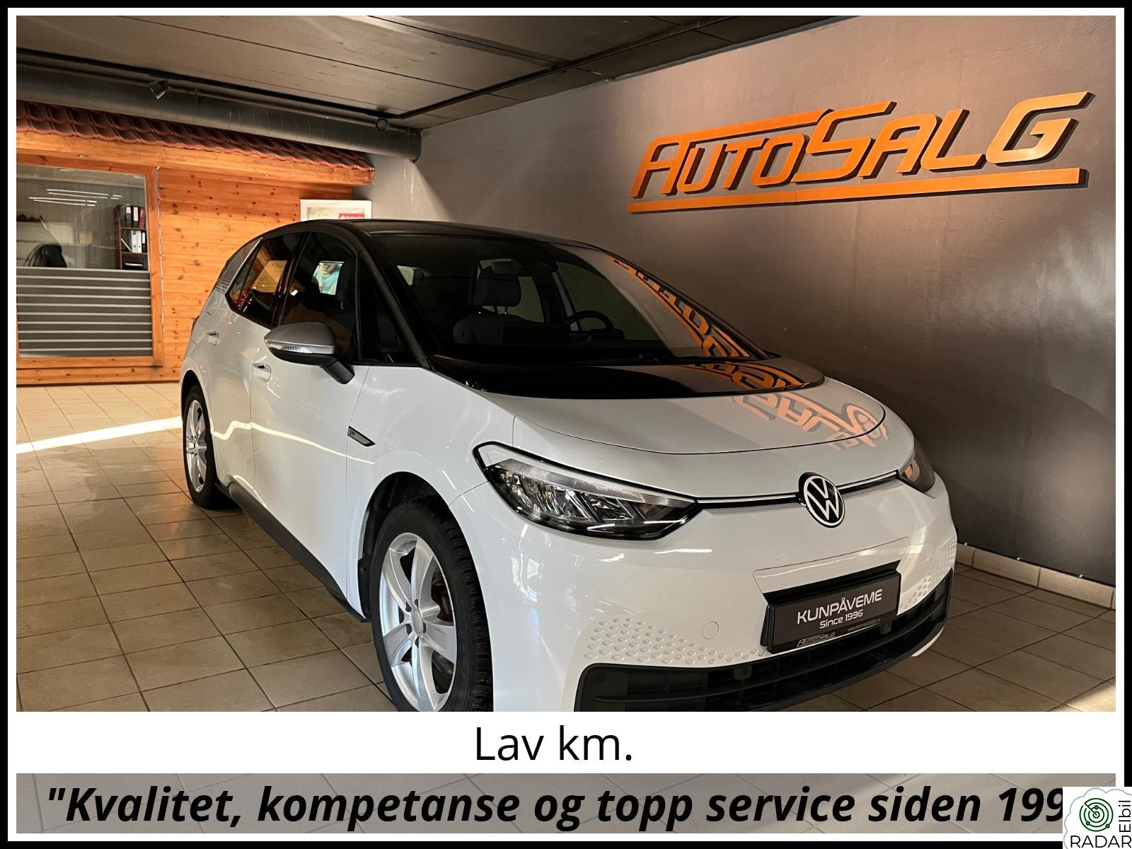 VOLKSWAGEN ID.3 PRO 150 KW PRO 1ST 150KW 204HK Aut ACC/NAVI/PDC/LED/AMBIENT/DAB+