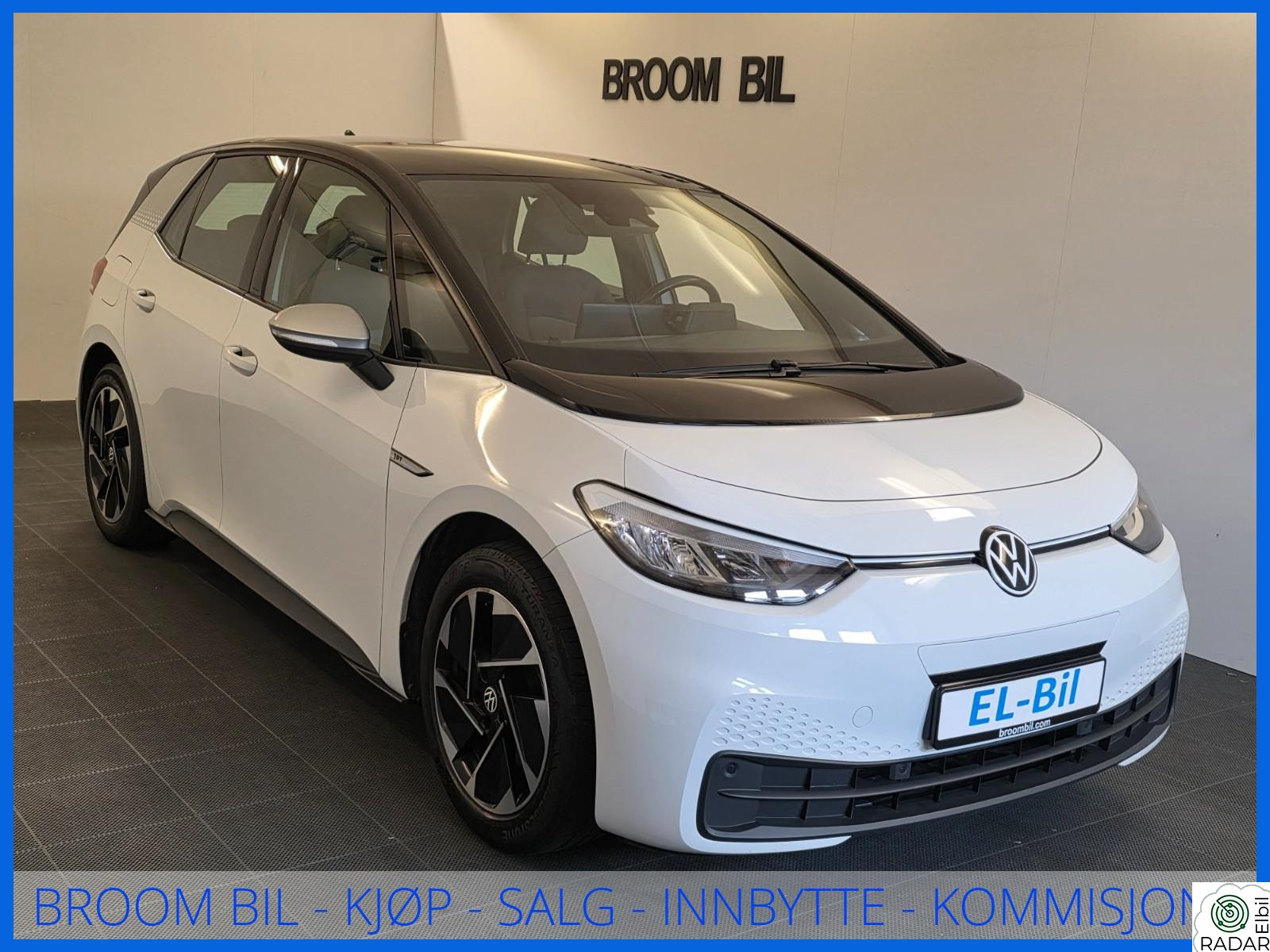 VOLKSWAGEN ID.3 PRO 150 KW 1.ST PRO 414KM WLTP/ACC/NAVIGASJON/LED/NORSK/GARANTI/++