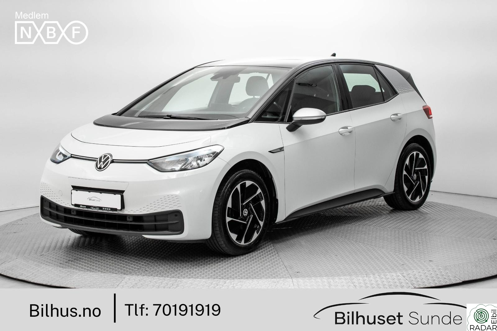VOLKSWAGEN ID.3 PRO 150 KW PRO 1st 204hk 422km ACC,Carplay,Ambient,Navi++