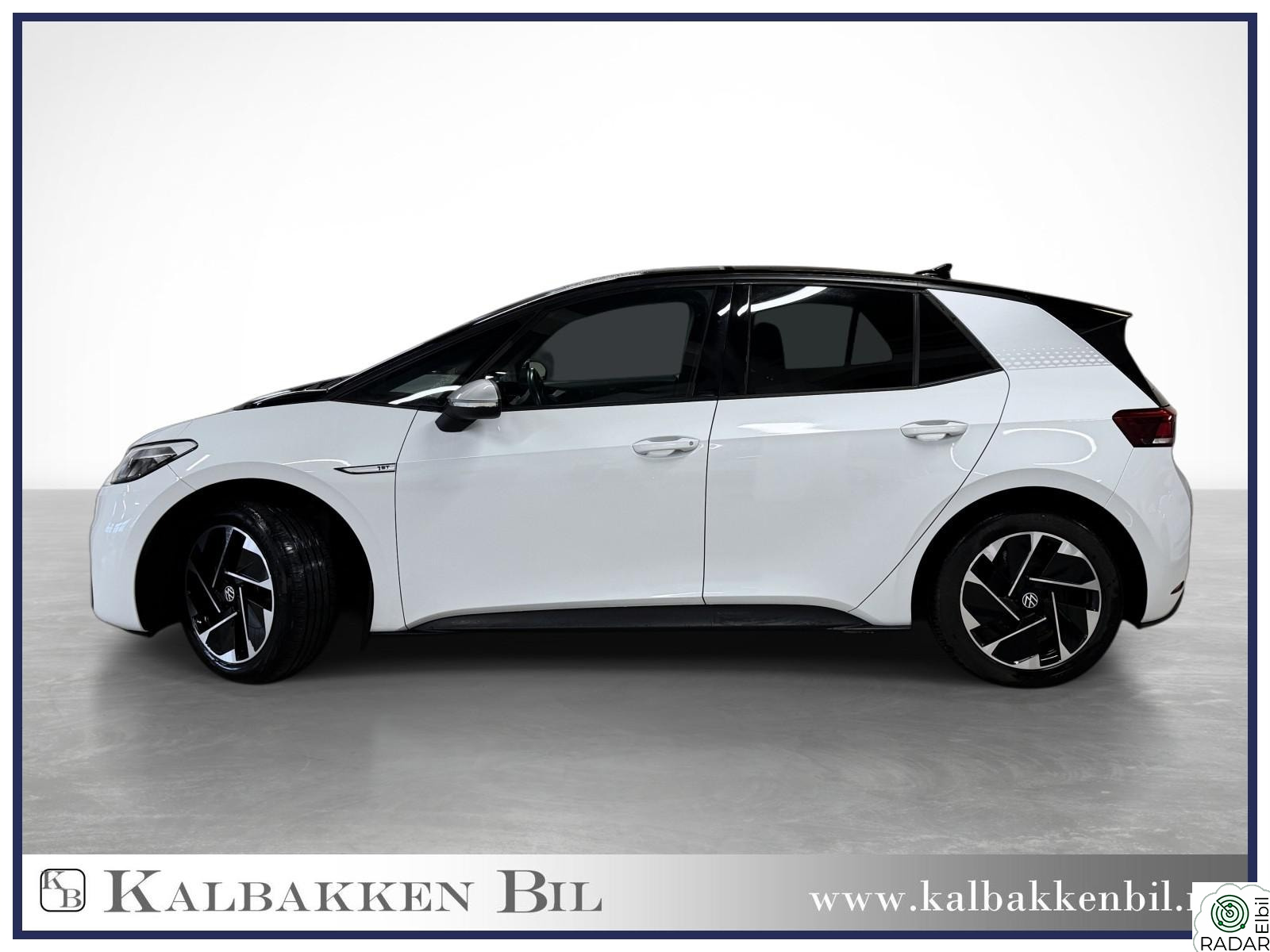 VOLKSWAGEN ID.3 PRO 150 KW PRO 150 KW 1ST ACC/Led/Ratt.v/Varmepumpe/Carplay++