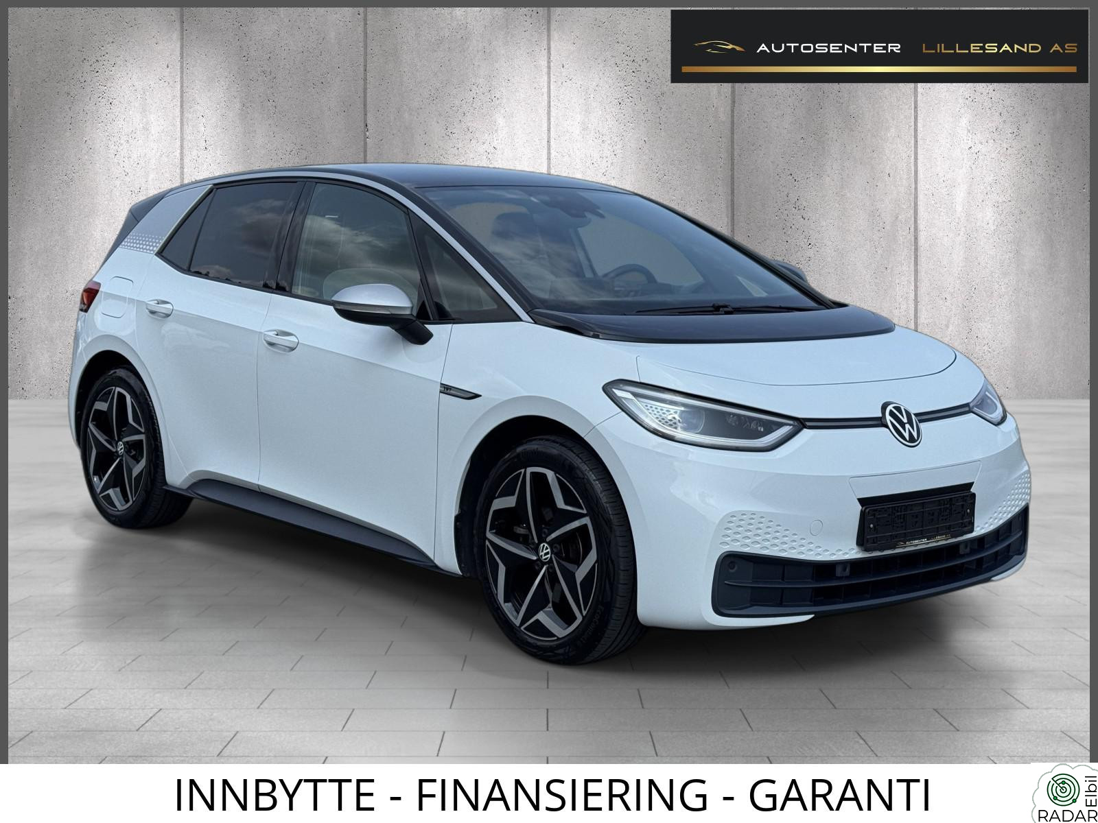 VOLKSWAGEN ID.3 PRO 150 KW PRO 150KW / ACC / R.KAM / MATRIX / NAVI / NYBILGARANTI