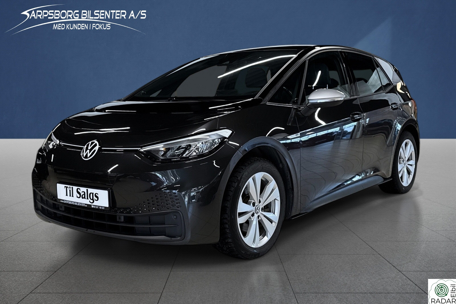 VOLKSWAGEN ID.3 PRO 150 KW Pro Performance 58 kWh 204hk ACC,NAVI,Ny service og EU