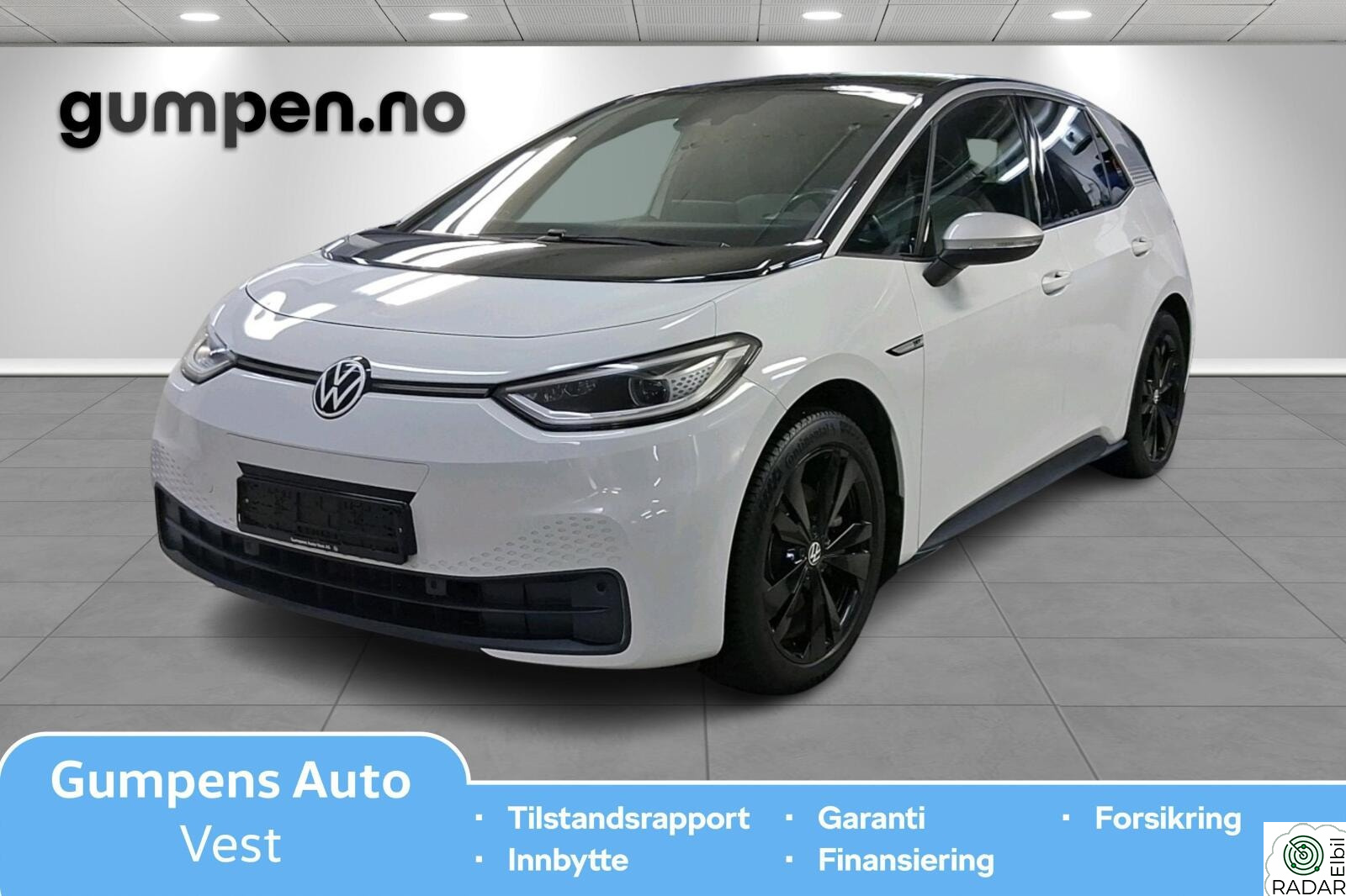 VOLKSWAGEN ID.3 PRO 150 KW 1st Plus, Matrix, ryggekamera, fint utstyrt