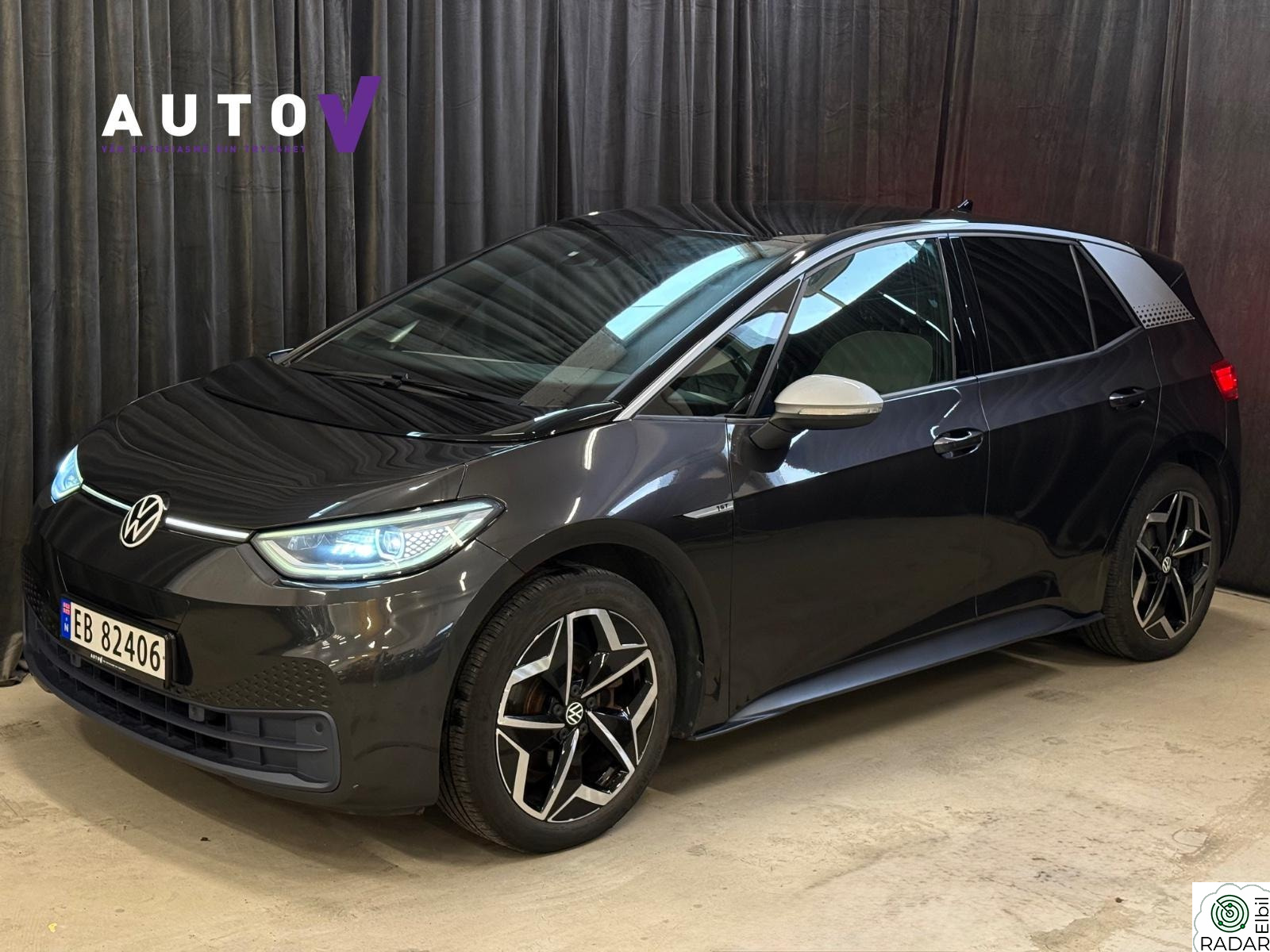 VOLKSWAGEN ID.3 PRO 150 KW PRO 1ST PLUS 204HK Matrix/Kamera/Navi/Ratt.Varme/NORSK