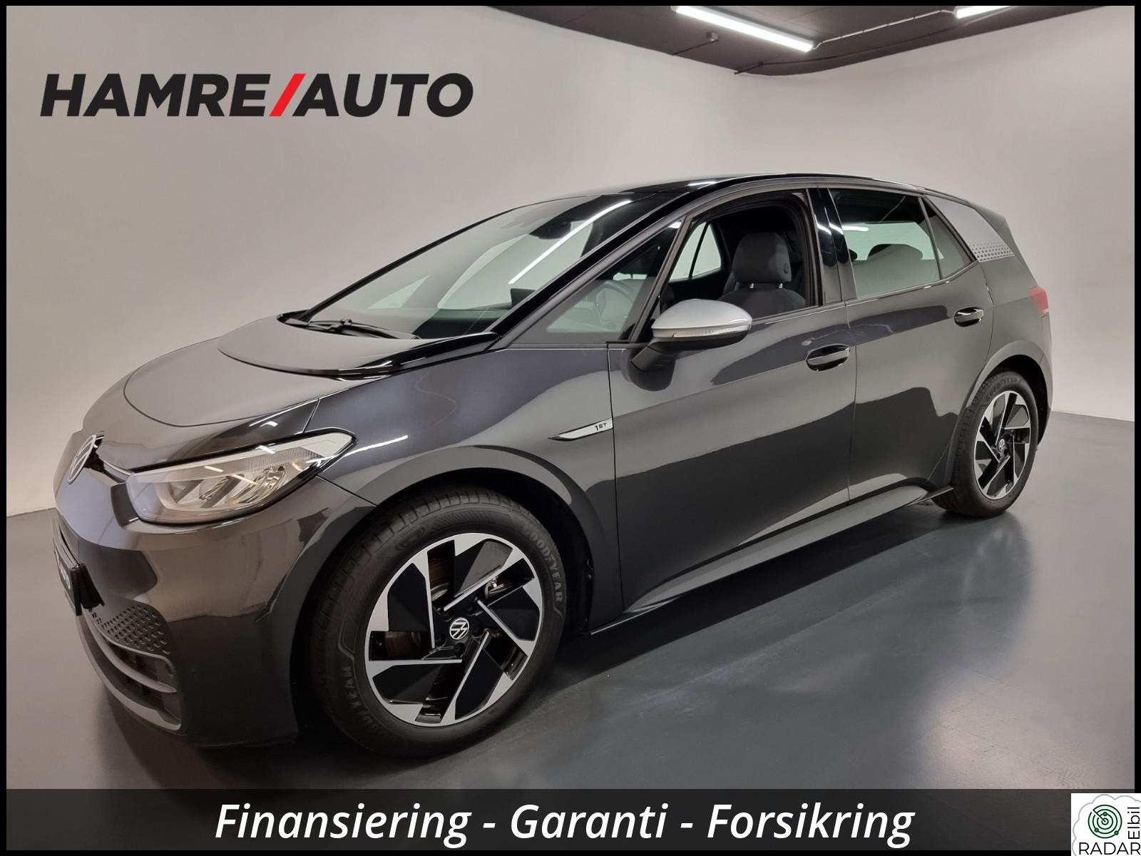 VOLKSWAGEN ID.3 PRO 150 KW 58kW/1ST/420KM/1.eier/AdaptivC/Navi/DAB/Oppv.ratt/18"