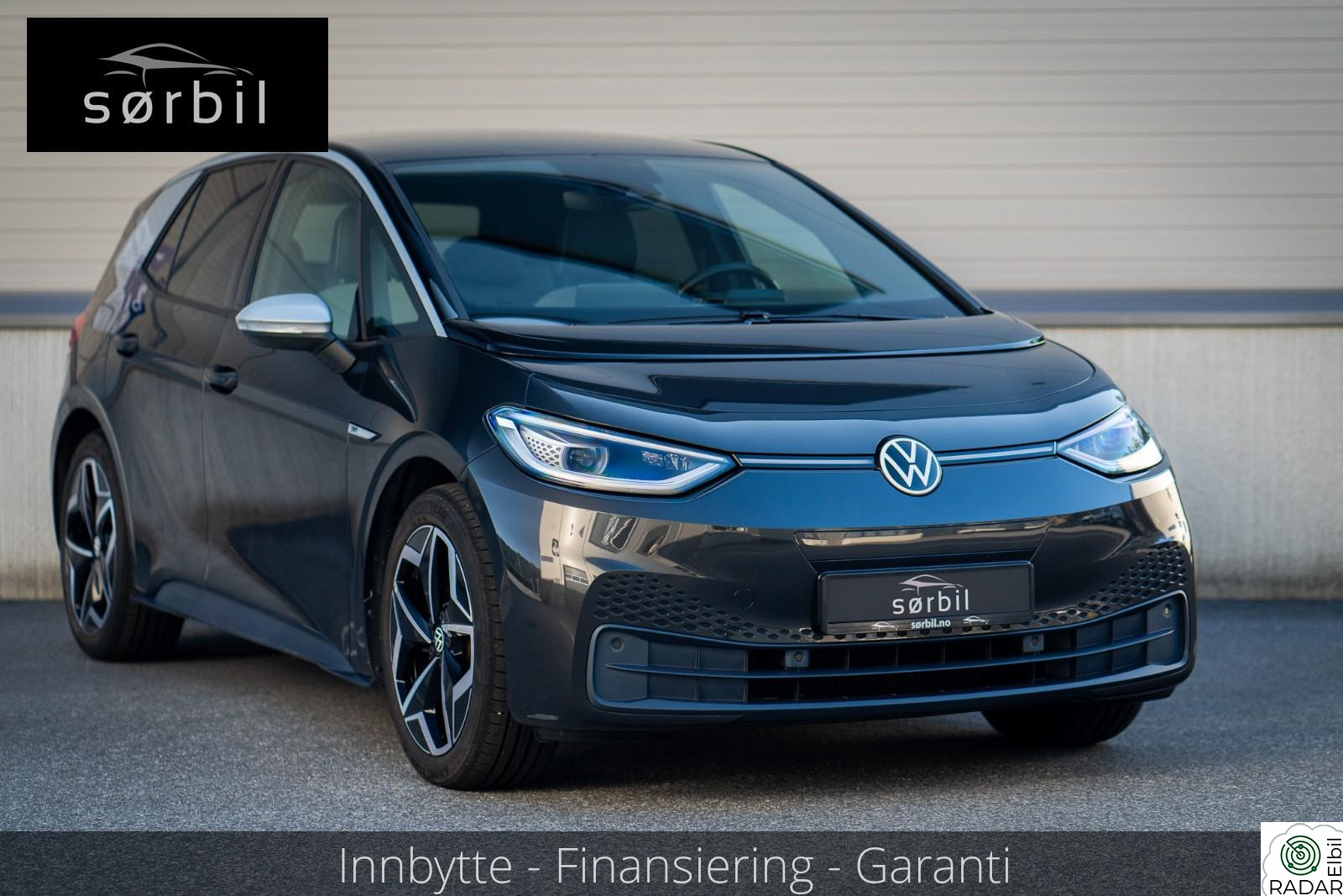 VOLKSWAGEN ID.3 PRO 150 KW Pro 1st Plus/204hk/Matrix/Ryggekamera/Navigasjon/+++