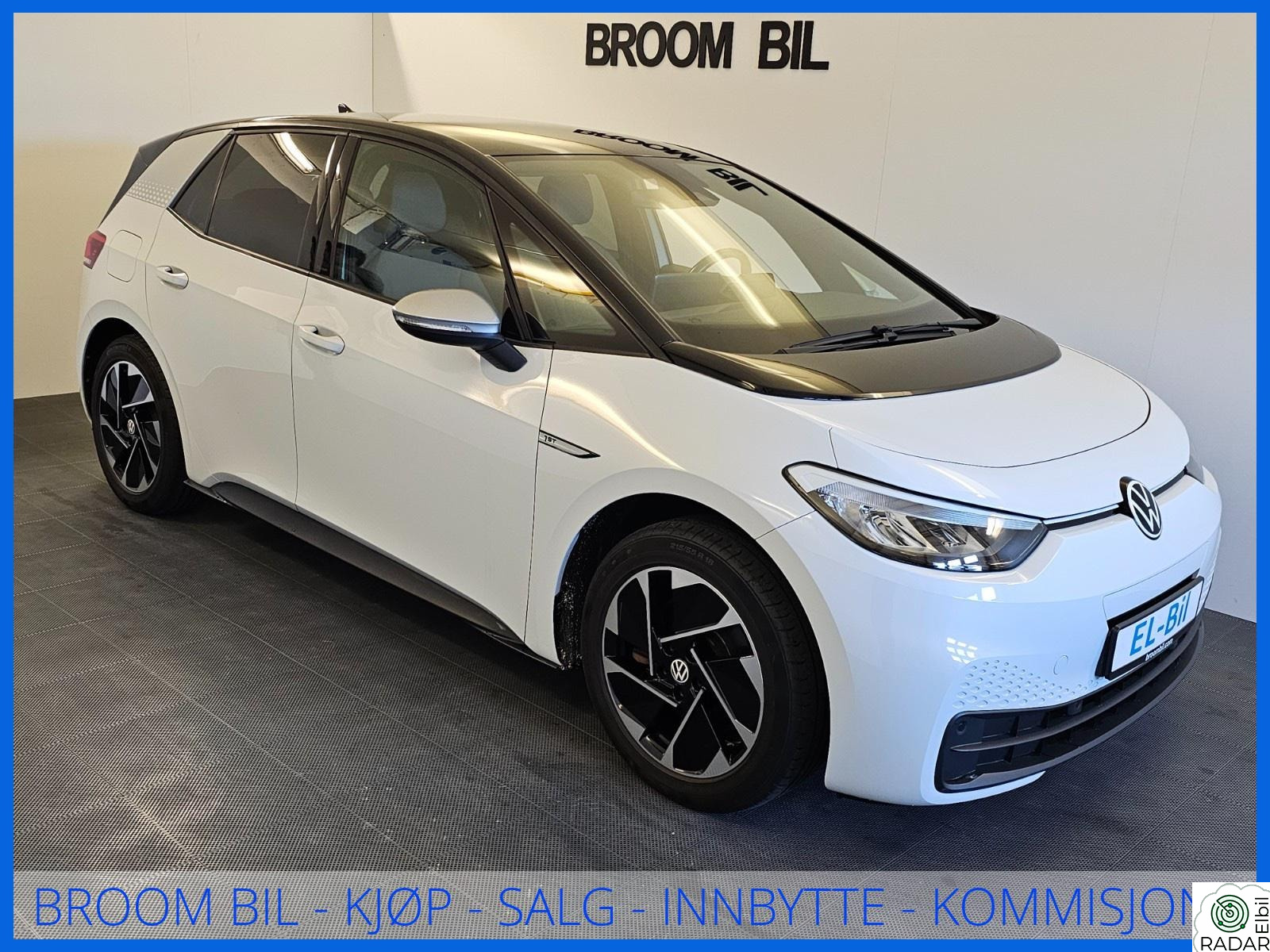 VOLKSWAGEN ID.3 PRO 150 KW 1ST PRO 204HK LONG RANGE/417KM/KAMERA/NAVI/LED/NORSK