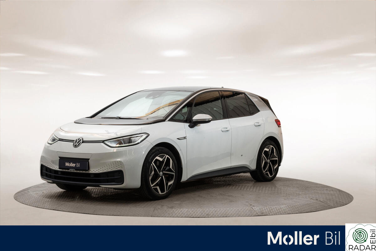VOLKSWAGEN ID.3 PRO 150 KW 1st Plus Keyless, Ryggekamera, Ad.cruise, App Connect +