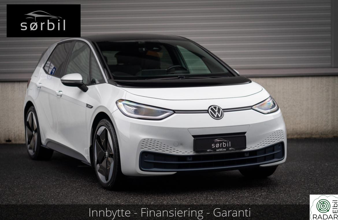 VOLKSWAGEN ID.3 PRO 150 KW Pro 1st Plus/204hk/9mnd garanti/Kamera/Ny Eu og service