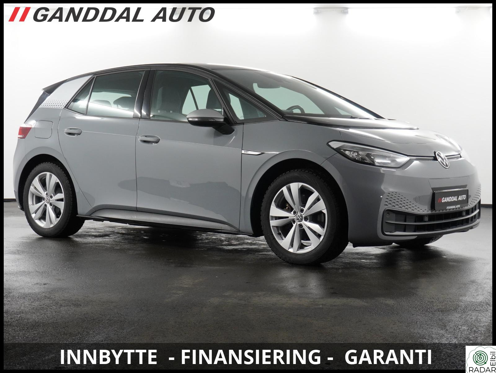 VOLKSWAGEN ID.3 PRO 150 KW PRO 204HK 1ST/422WLTP/NORSK/ACC/OPV.RATT/NAVI/LED/APP++