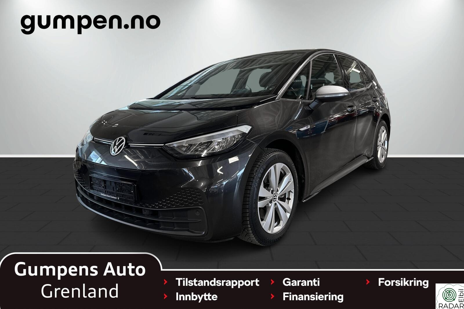 VOLKSWAGEN ID.3 PRO 150 KW 1st Fjernlysassistent/Ad.cruise/Navi +