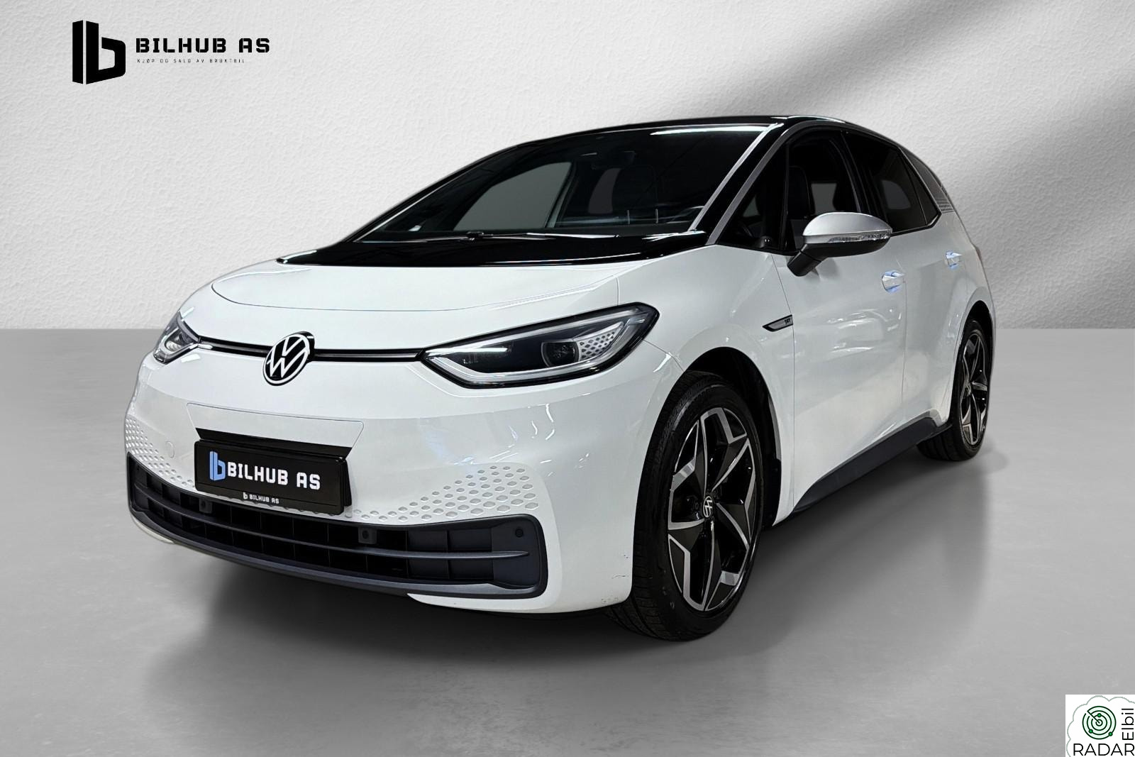 VOLKSWAGEN ID.3 PRO 150 KW 1st Pro Perf. 58kWh 417km. ACC Kamera Navi Matrix ++
