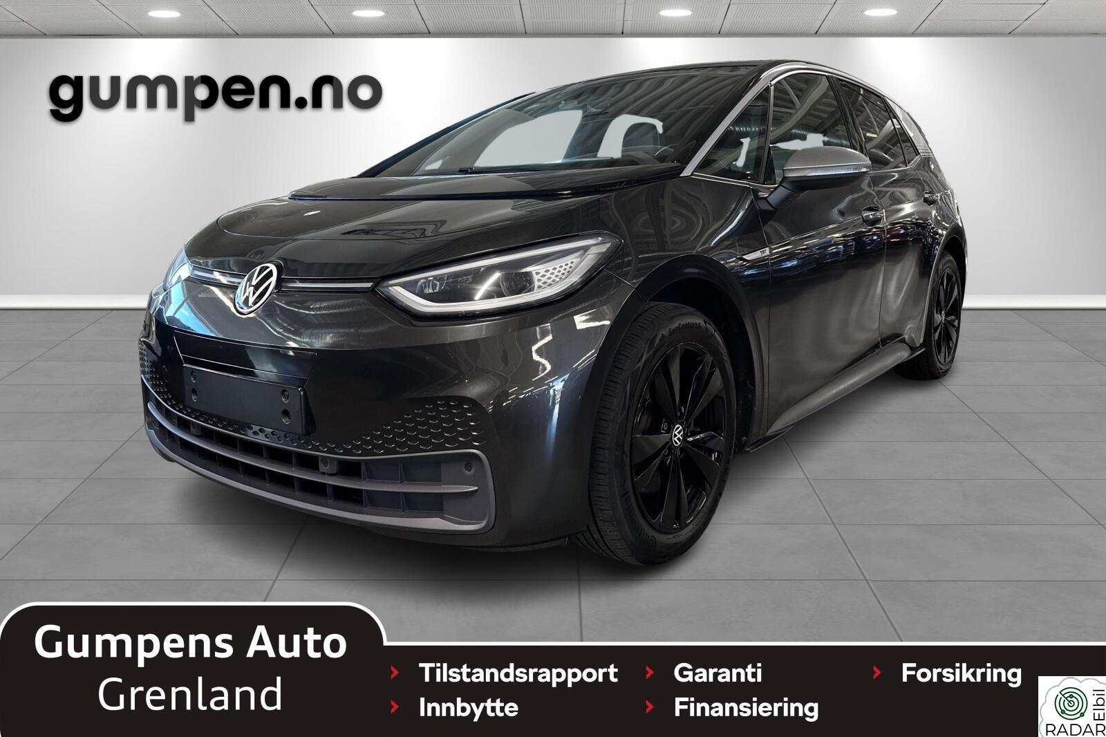 VOLKSWAGEN ID.3 PRO 150 KW 1st plus Matrix/Kamera/Fjernlysass/Oppv.ratt/Garanti