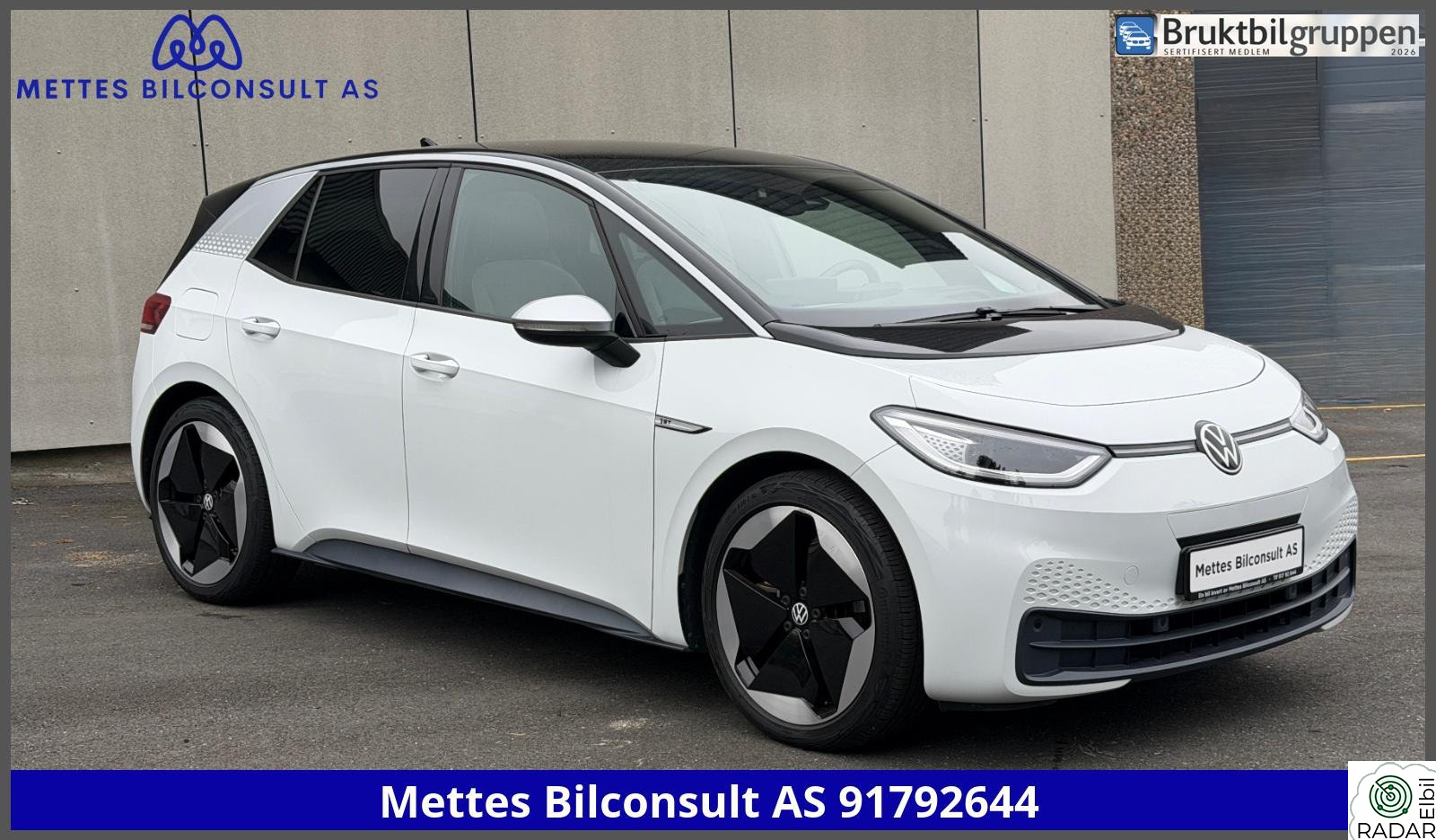 VOLKSWAGEN ID.3 PRO 150 KW Pro/1stEdt/Lavkm23200/Matrix/Varmepumpe