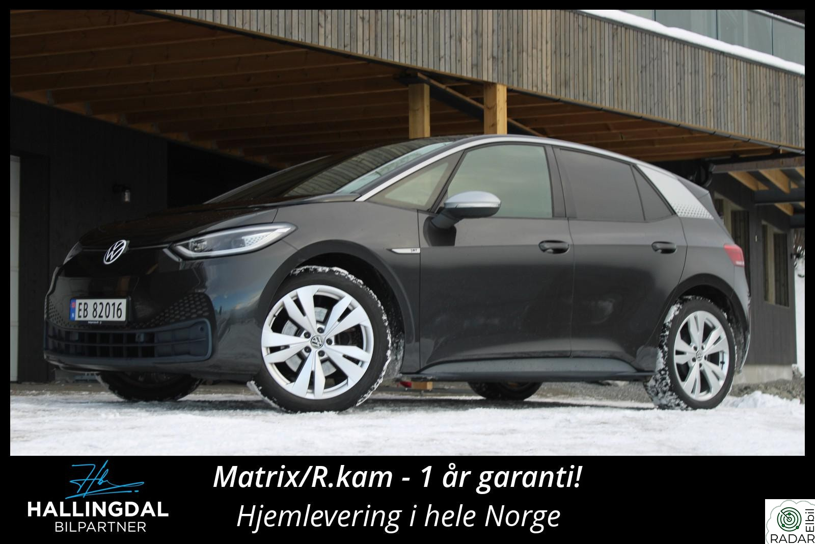 VOLKSWAGEN ID.3 PRO 150 KW PRO/ 1.st PLUS utgave med mye utstyr!