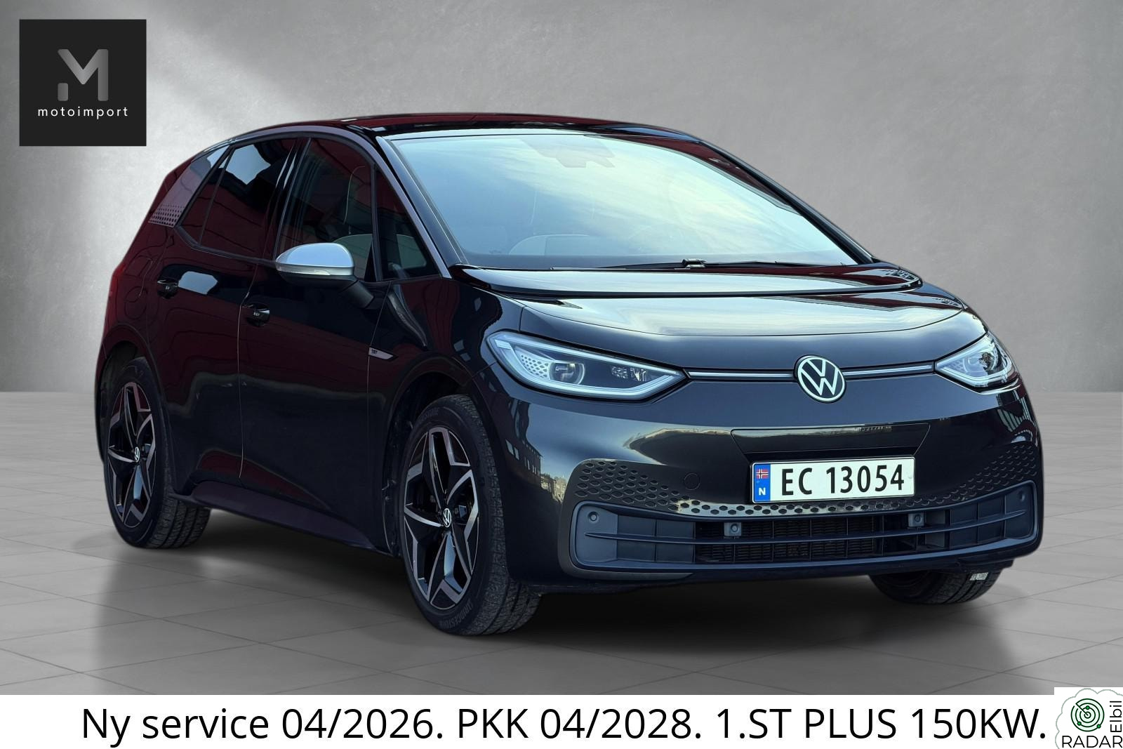VOLKSWAGEN ID.3 PRO 150 KW 150KW / PRO / ACC / NAVI / VARMEPUMPE / GARANTI