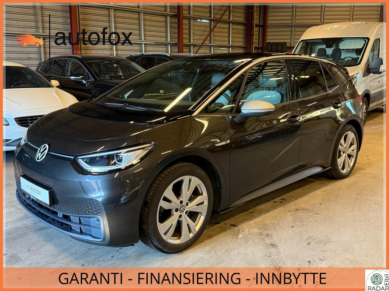 VOLKSWAGEN ID.3 PRO 150 KW PRO/204HK/420KM WLTP/LED/Kamera/Navi/Sportsseter/+++