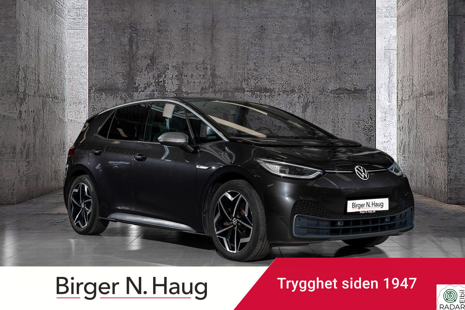 VOLKSWAGEN ID.3 PRO 150 KW 1st Plus VELHOLDT-MATRIX-RYGGEKAMERA