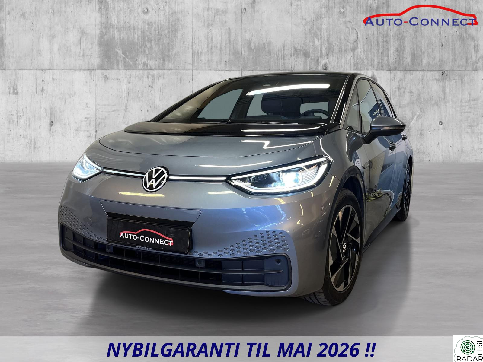 VOLKSWAGEN ID.3 PRO 150 KW PRO BUSINESS 58KWH 204HK / 420KM/ ACC/ NAVI/ KAMERA++