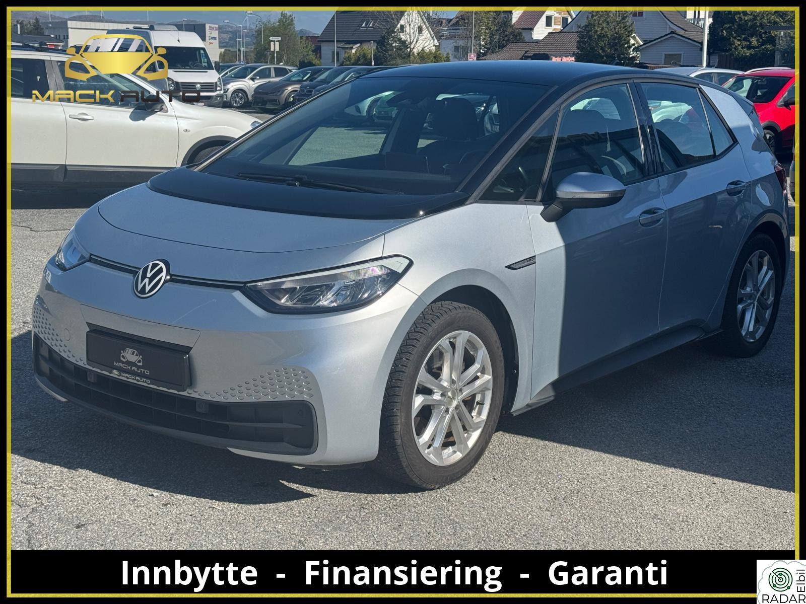 VOLKSWAGEN ID.3 PRO 150 KW PRO 204HK / 422KM / NAVI / P-SENS / DAB / LED