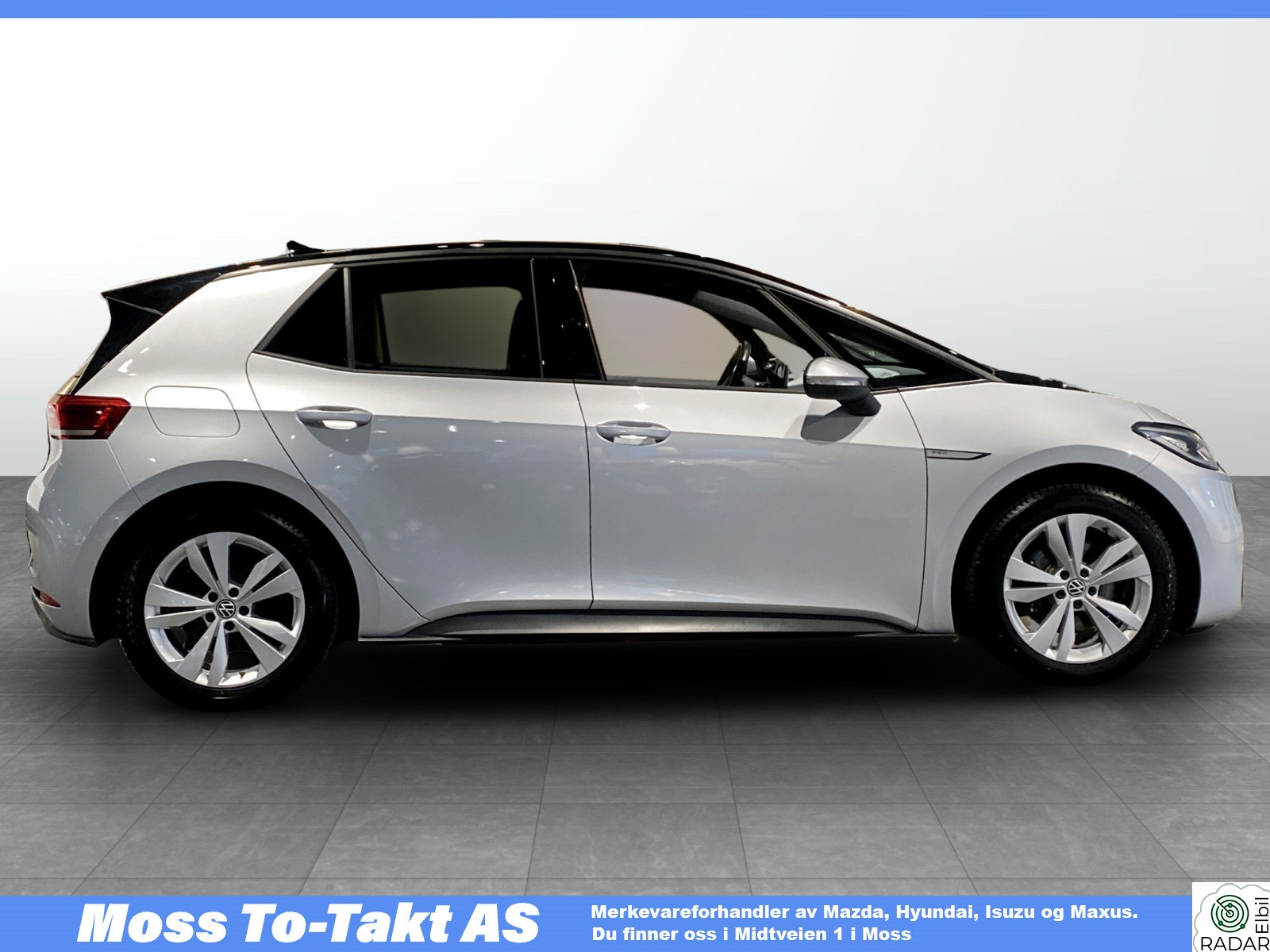 VOLKSWAGEN ID.3 PRO 150 KW Pro Performance 58 kWh 204hk Rask, stille og romslig!!