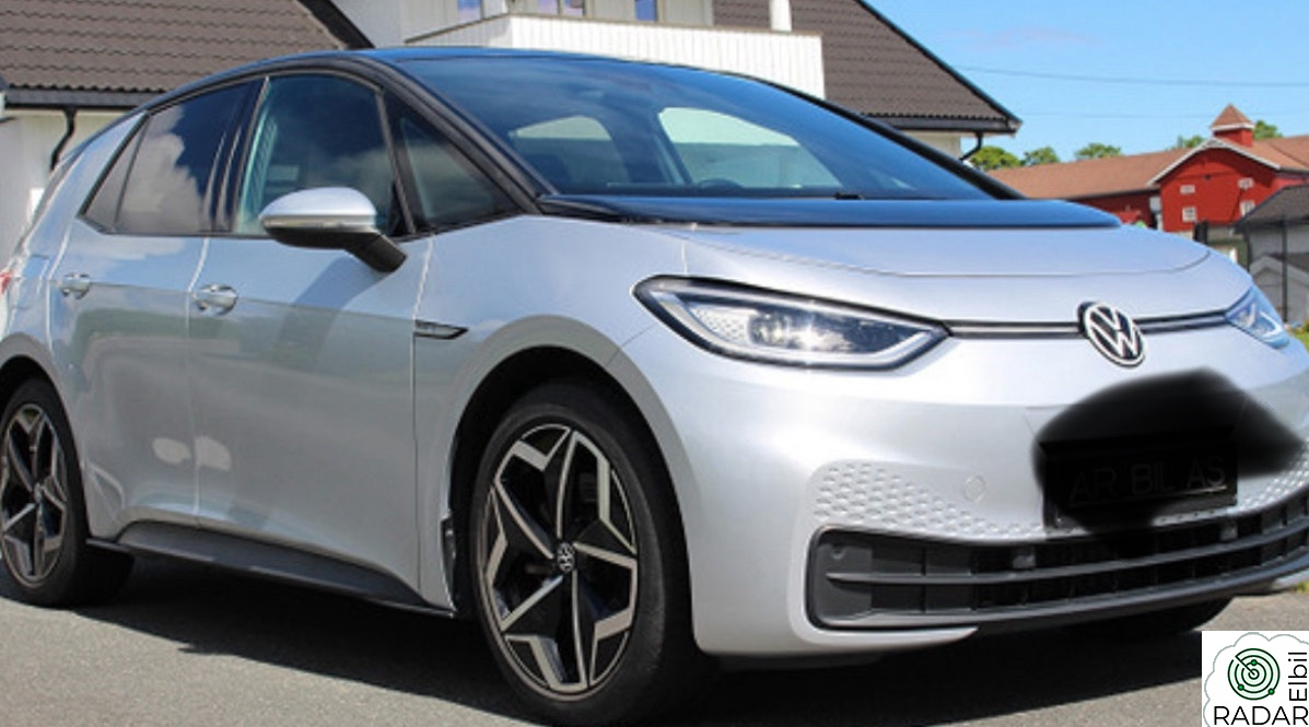 VOLKSWAGEN ID.3 PRO S 150 KW Pro S 77 kWh 530 km rekkevidde 204hk 4-seter