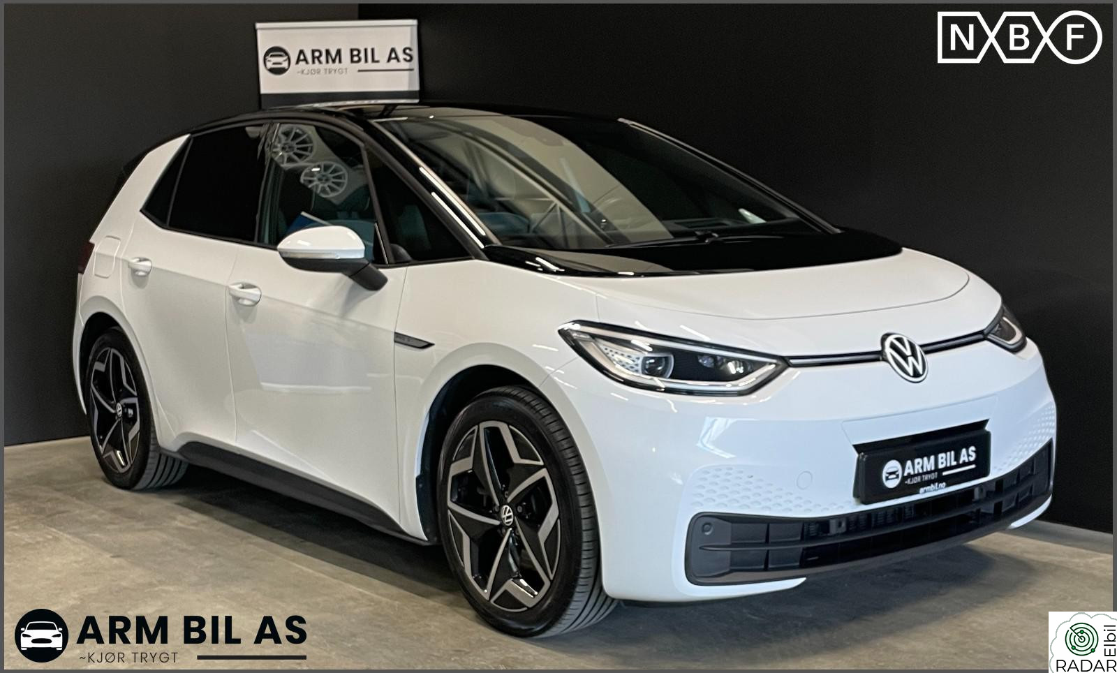 VOLKSWAGEN ID.3 PRO S 150 KW PRO STour, HeadUp, EL-seter, rattvarme, matrix, Rkam++