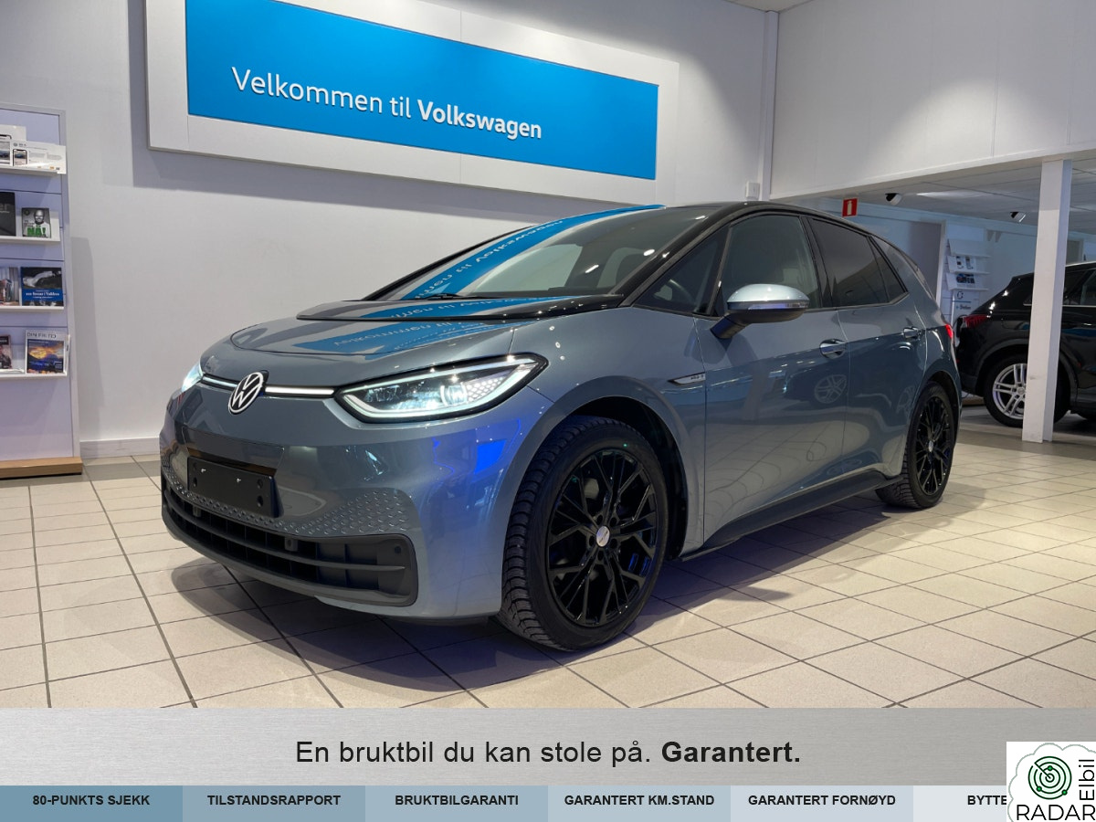 VOLKSWAGEN ID.3 PRO S 150 KW Pro S Tour 4-seter 539km TOPPUTSTYRT! Service Garanti
