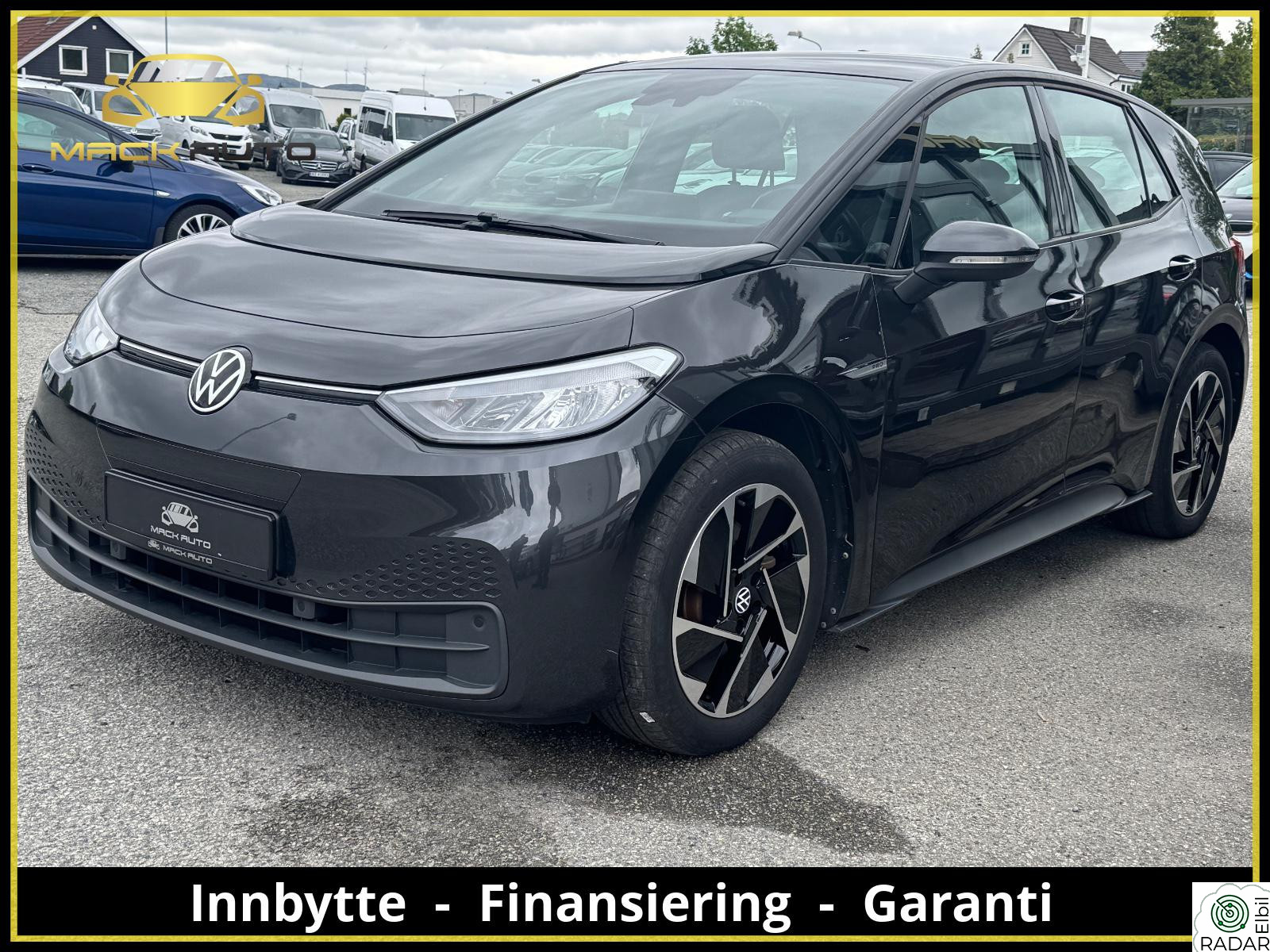 VOLKSWAGEN ID.3 PRO 150 KW PRO 58KWH 204HK / NAVI / P-SENS / DAB / LED / V.PUMPE